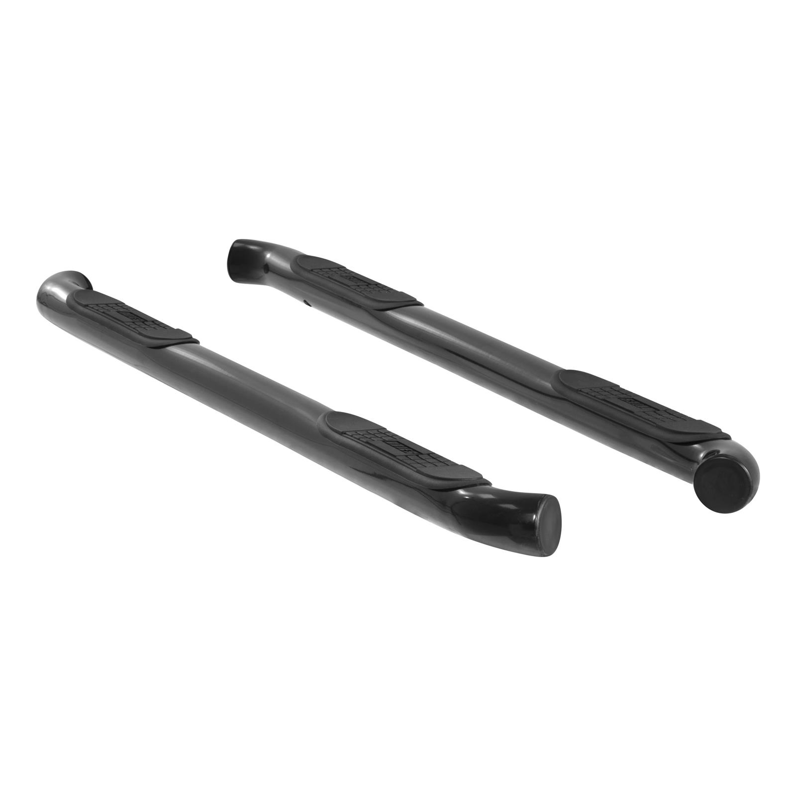 Aries Automotive 3 in. Round Side Bars for 2009-2016 ACADIA, TRAVERSE, 2008-2010 OUTLOOK - 204031 Step Bars, Diameter, Steel, Black Powdercoated, Chevy, GMC, Saturn, Pair thumbnail 2