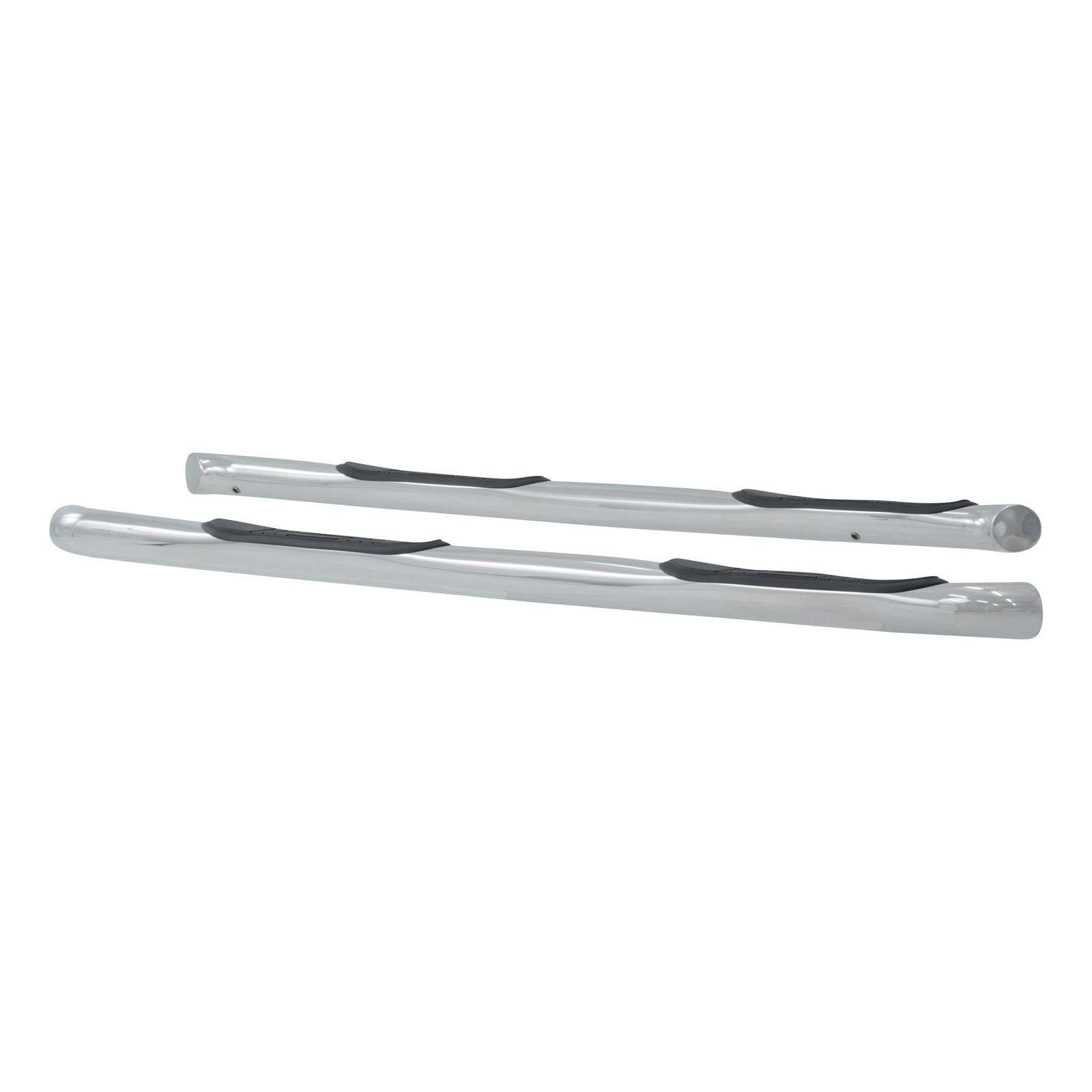 Aries Automotive 3 in. Round Side Bars 204032-2 Step Bars, Diameter, Stainless Steel, Polished, Chevy, GMC, Pair thumbnail 3