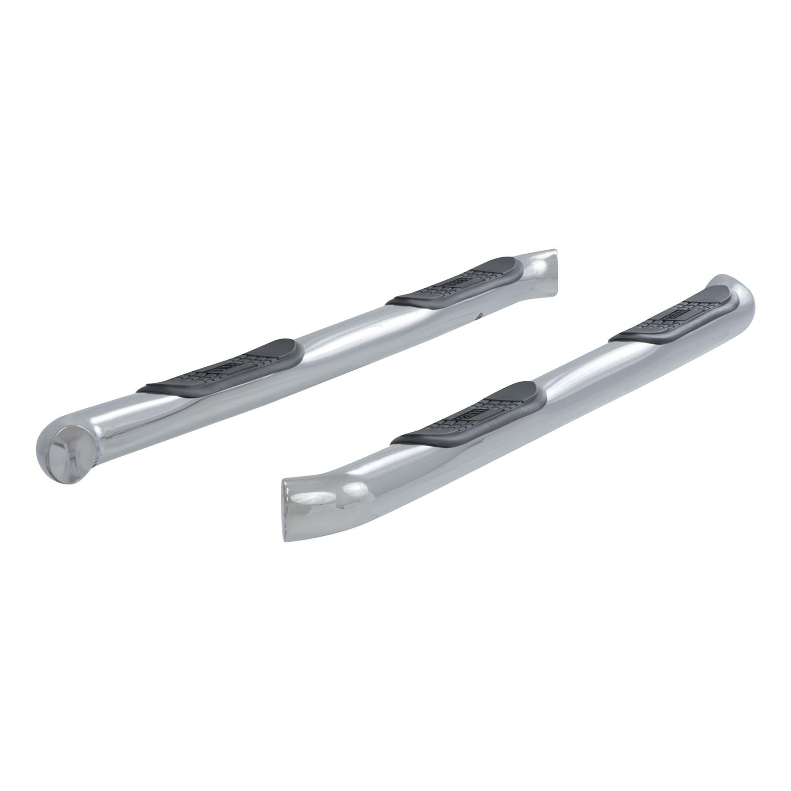 Aries Automotive 3 in. Round Side Bars 204032-2 Step Bars, Diameter, Stainless Steel, Polished, Chevy, GMC, Pair thumbnail 4