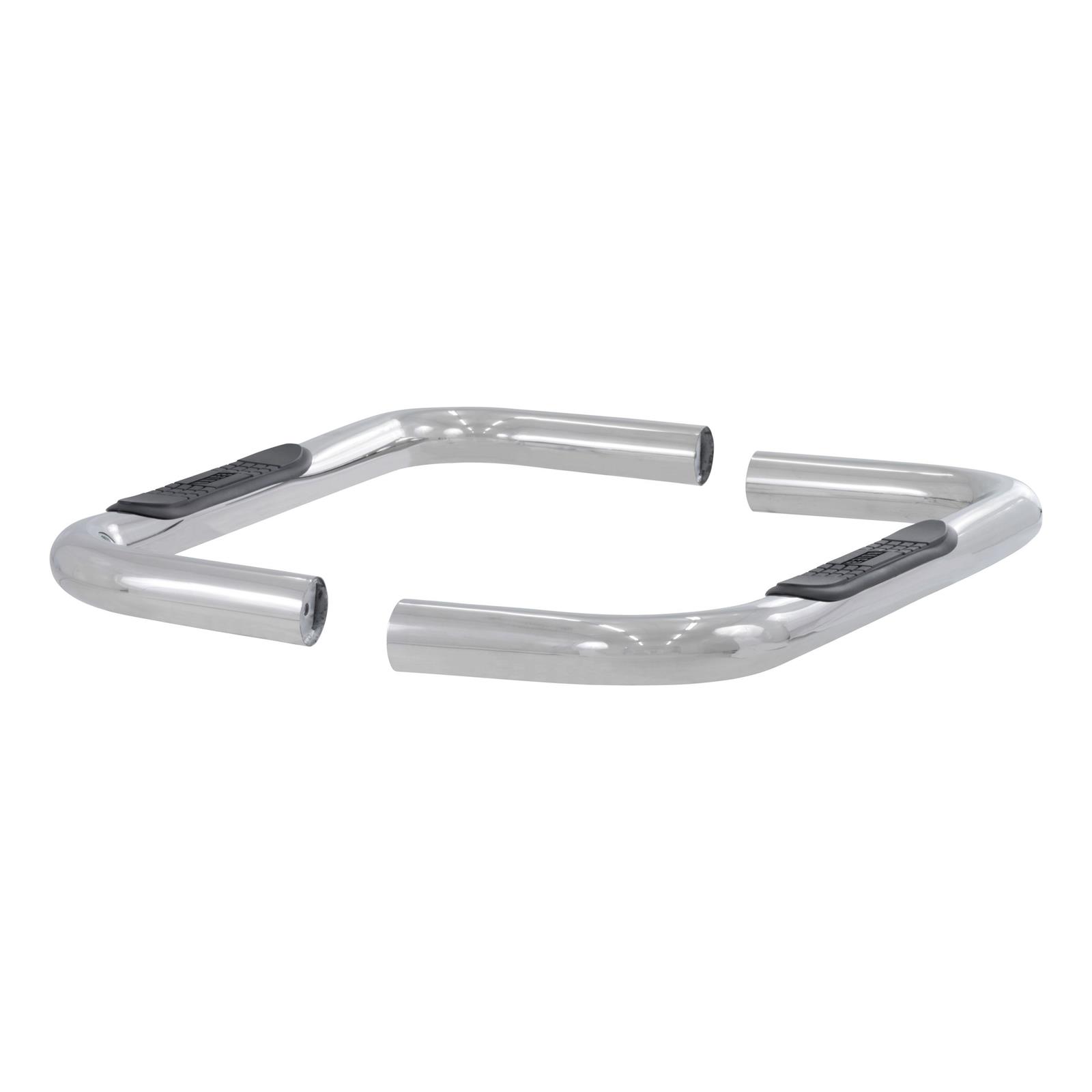 Aries Automotive 3 in. Round Side Bars 204036-2 Step Bars, 3" Round, 1967-72 PU REG CAB 4WD thumbnail 2