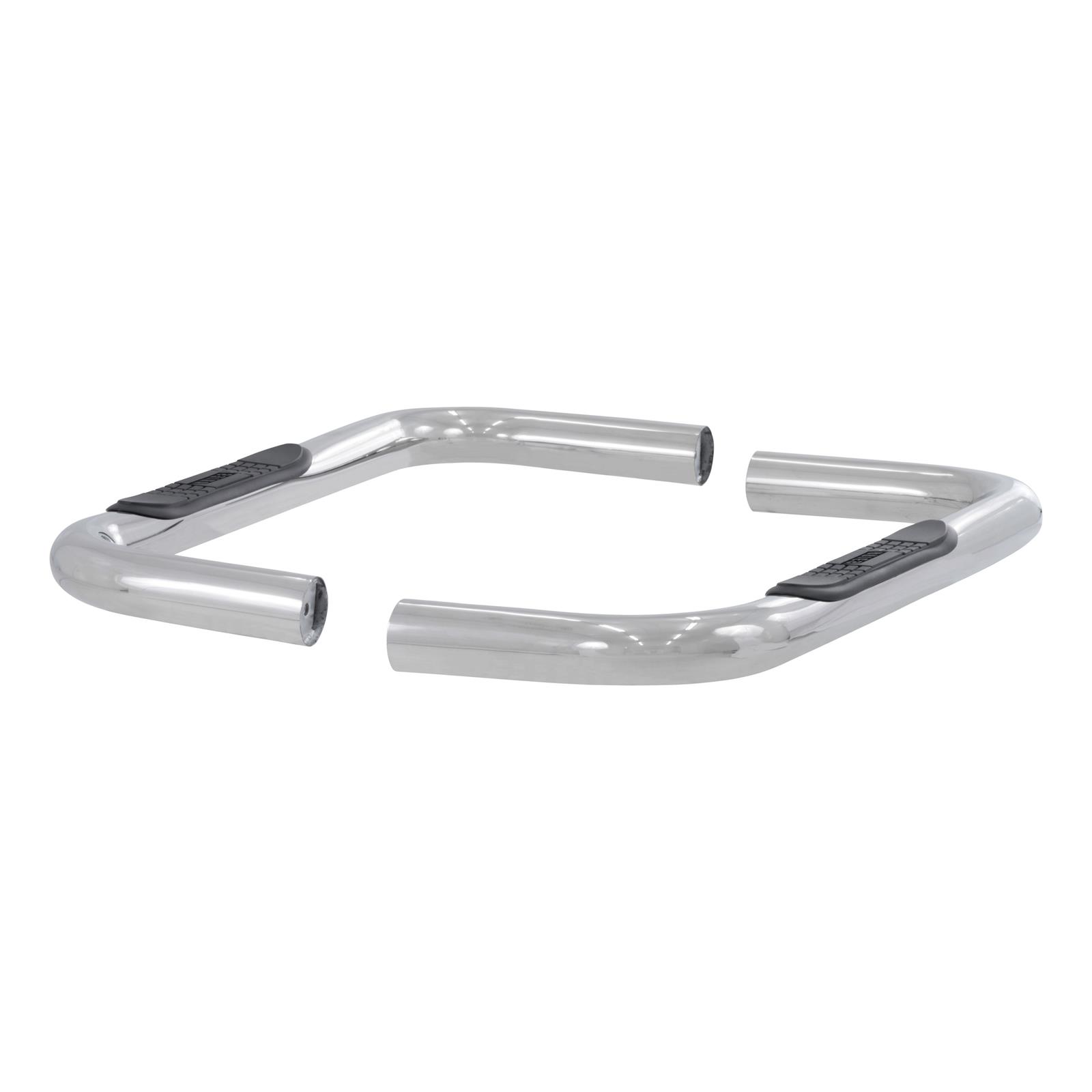 Aries Automotive 3 in. Round Side Bars 204036-2 Step Bars, 3" Round, 1967-72 PU REG CAB 4WD thumbnail 3