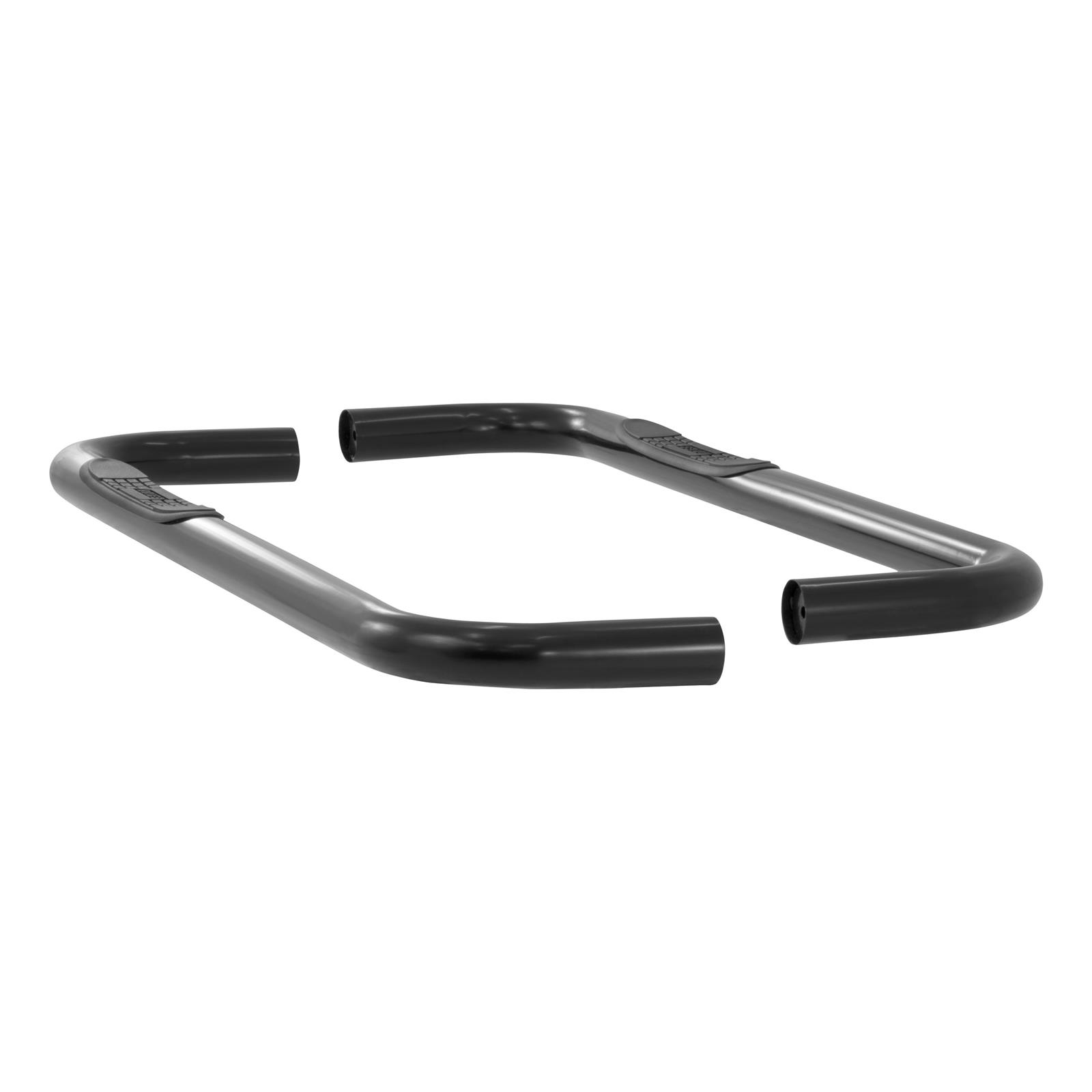 Aries Automotive 3 in. Round Side Bars 204040 Step Bars, Diameter, Steel, Black Powdercoated, Chevy, GMC, Pair thumbnail 2