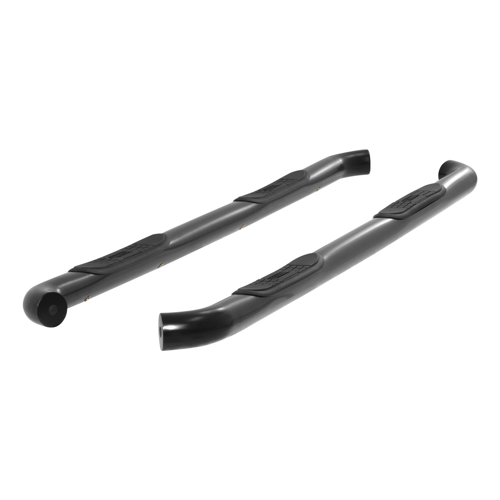 Aries Automotive 3 in. Round Side Bars 204045 Step Bars, Diameter, Steel, Black Powdercoated, Chevy, GMC, Pair thumbnail 4