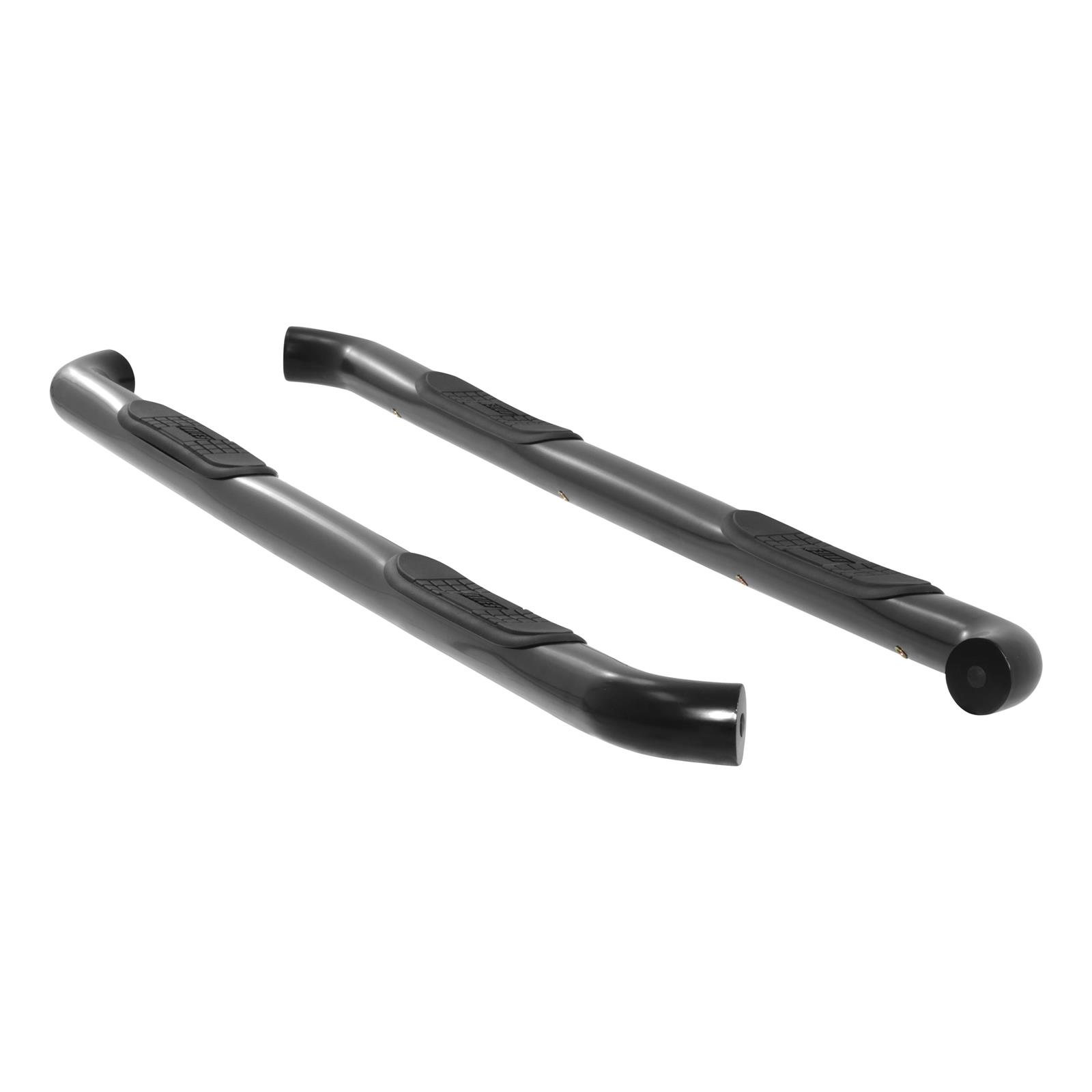 Aries Automotive 3 in. Round Side Bars 204045 Step Bars, Diameter, Steel, Black Powdercoated, Chevy, GMC, Pair thumbnail 3