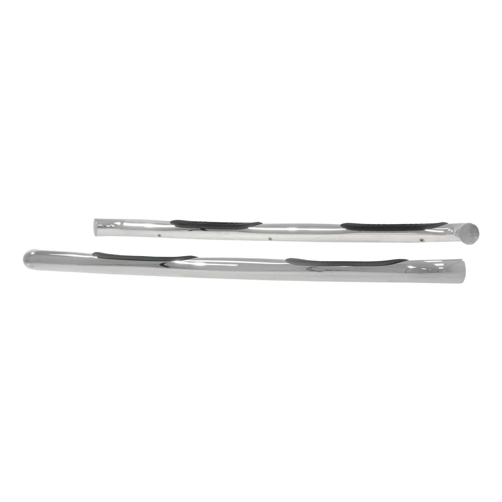 Aries Automotive 3 in. Round Side Bars 204046-2 Step Bars, Diameter, Stainless Steel, Polished, Chevy, GMC, Pair thumbnail 3