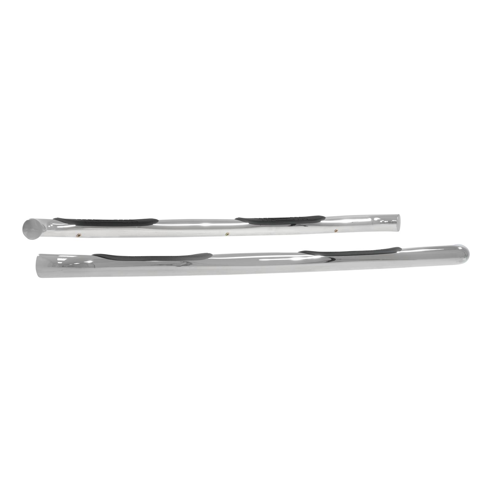 Aries Automotive 3 in. Round Side Bars 204046-2 Step Bars, Diameter, Stainless Steel, Polished, Chevy, GMC, Pair thumbnail 4