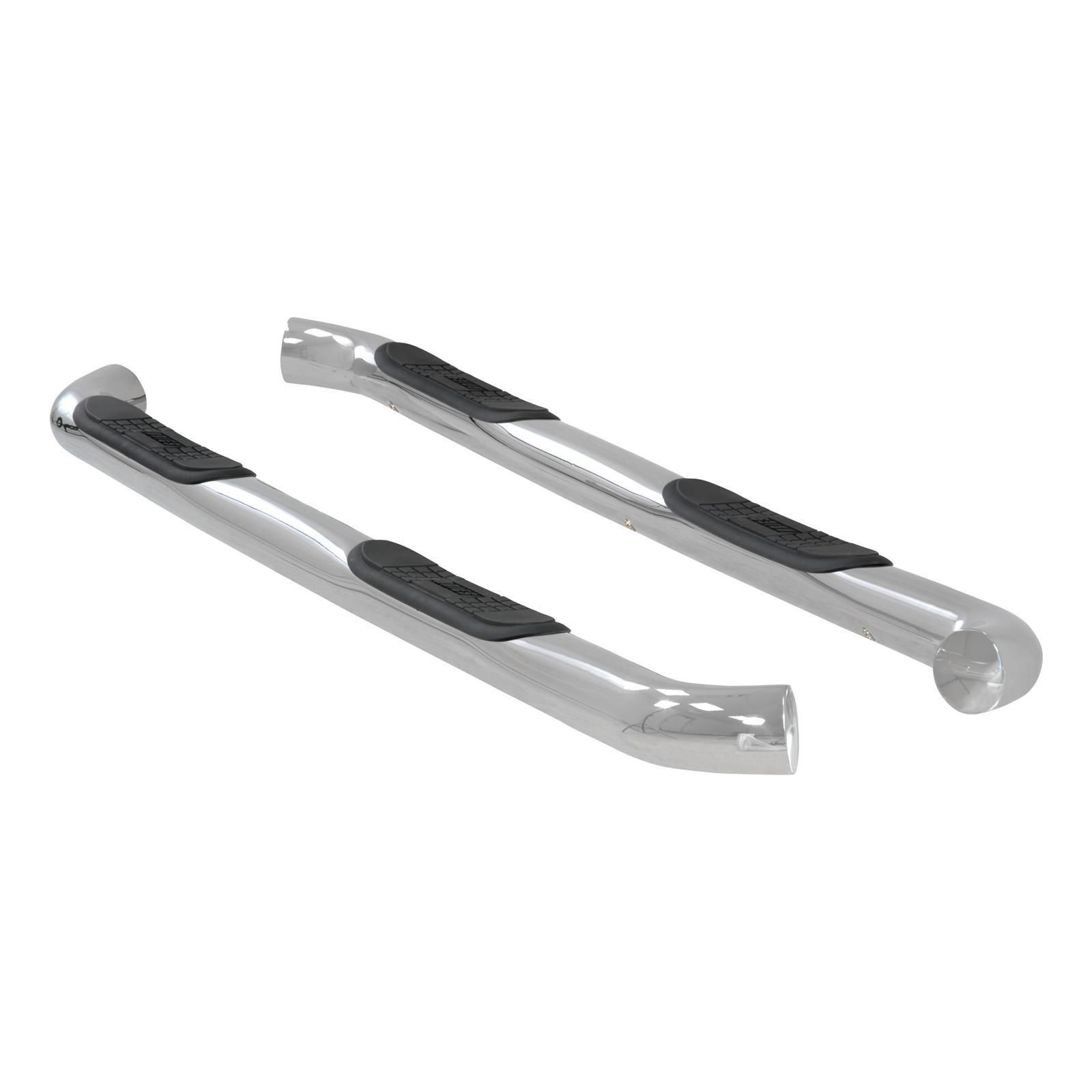 Aries Automotive 3 in. Round Side Bars 204046-2 Step Bars, Diameter, Stainless Steel, Polished, Chevy, GMC, Pair thumbnail 5