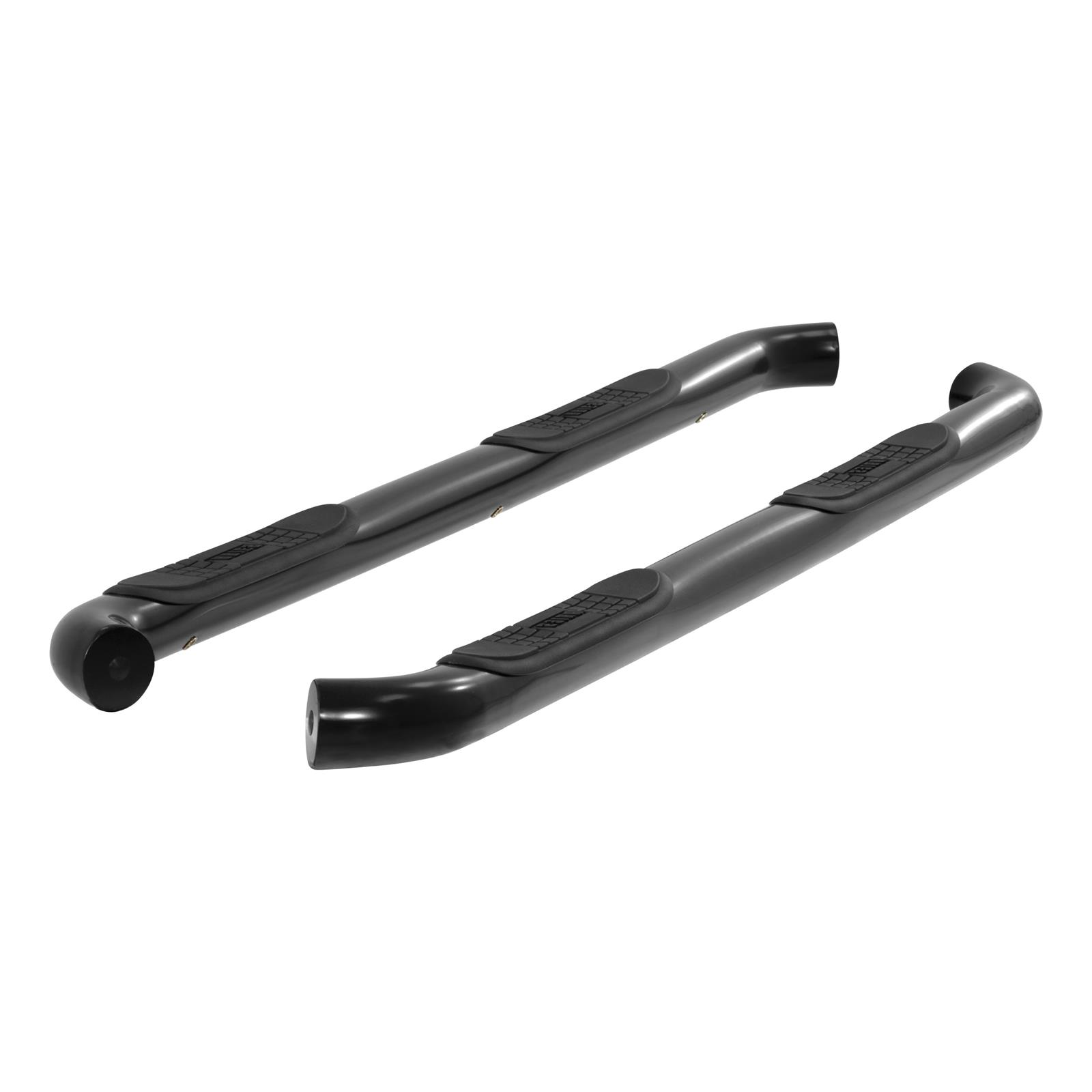 Aries Automotive 3 in. Round Side Bars 204046 Step Bars, Diameter, Steel, Black Powdercoated, Chevy, GMC, Pair thumbnail 3