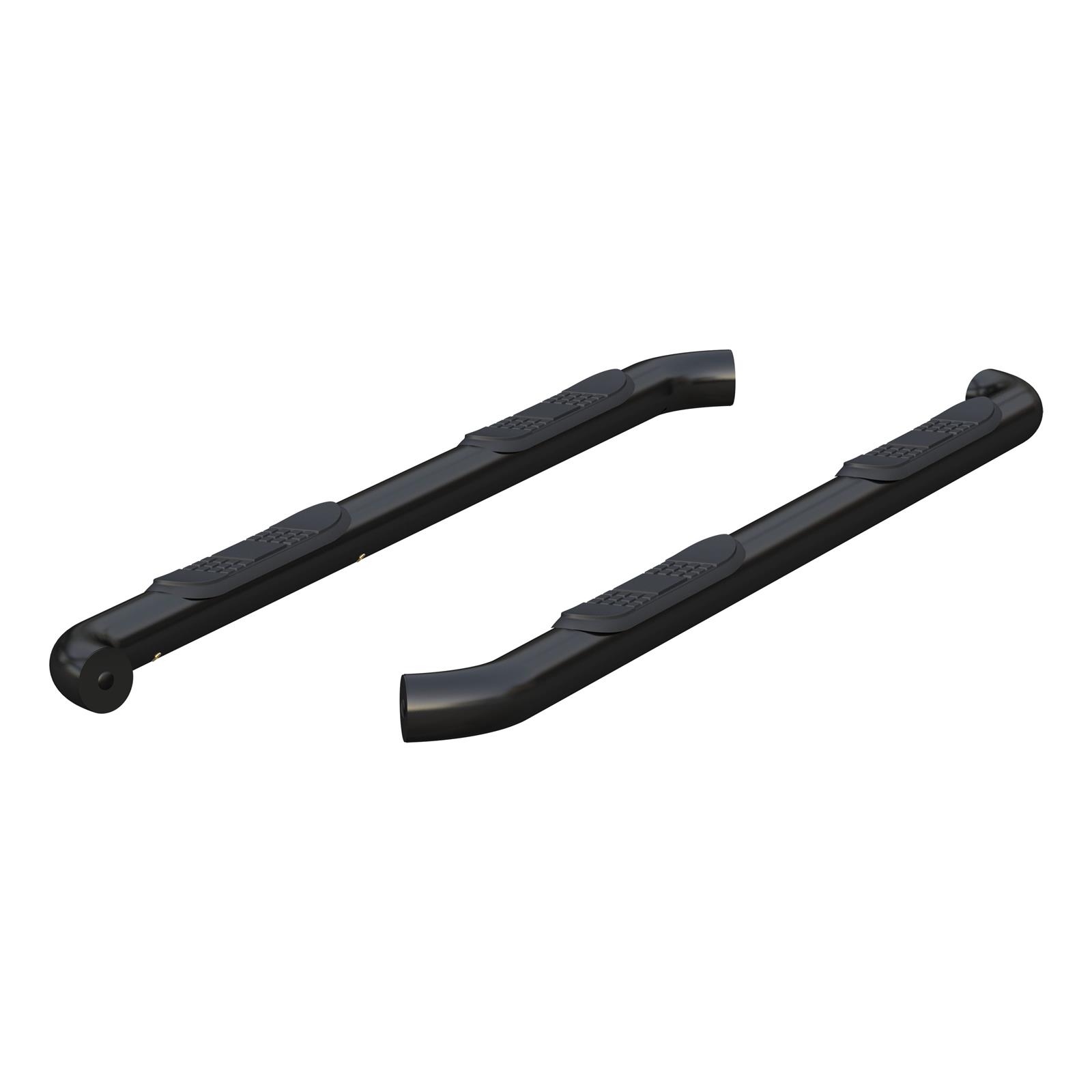 Aries Automotive 3 in. Round Side Bars for 2015-2025 CANYON, COLORADO - 204051 Step Bars, Diameter, Steel, Black Powdercoated, Chevy, GMC, Pair thumbnail 3