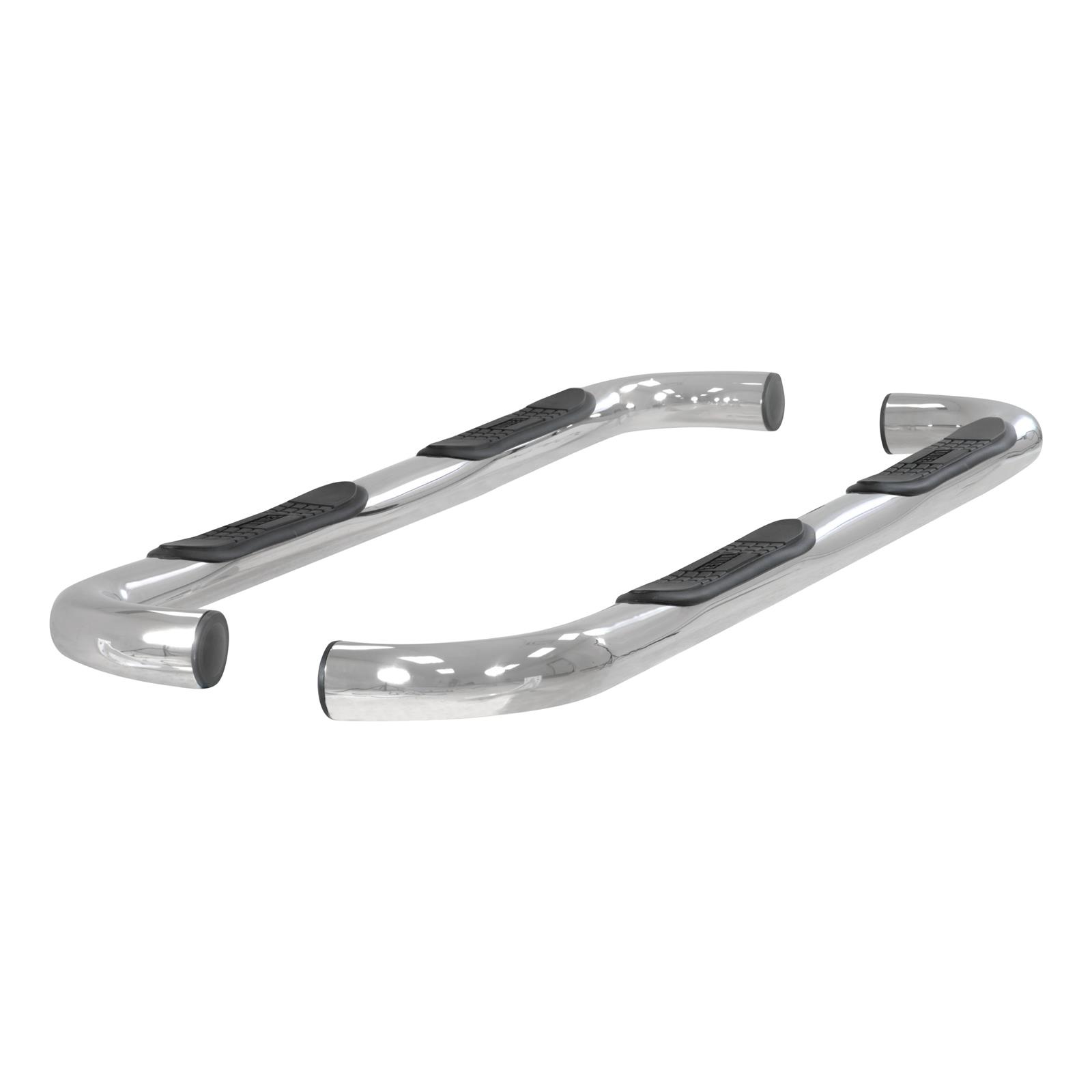Aries Automotive 3 in. Round Side Bars 204076-2 Step Bars, Diameter, Stainless Steel, Polished, Hummer, Pair thumbnail 5