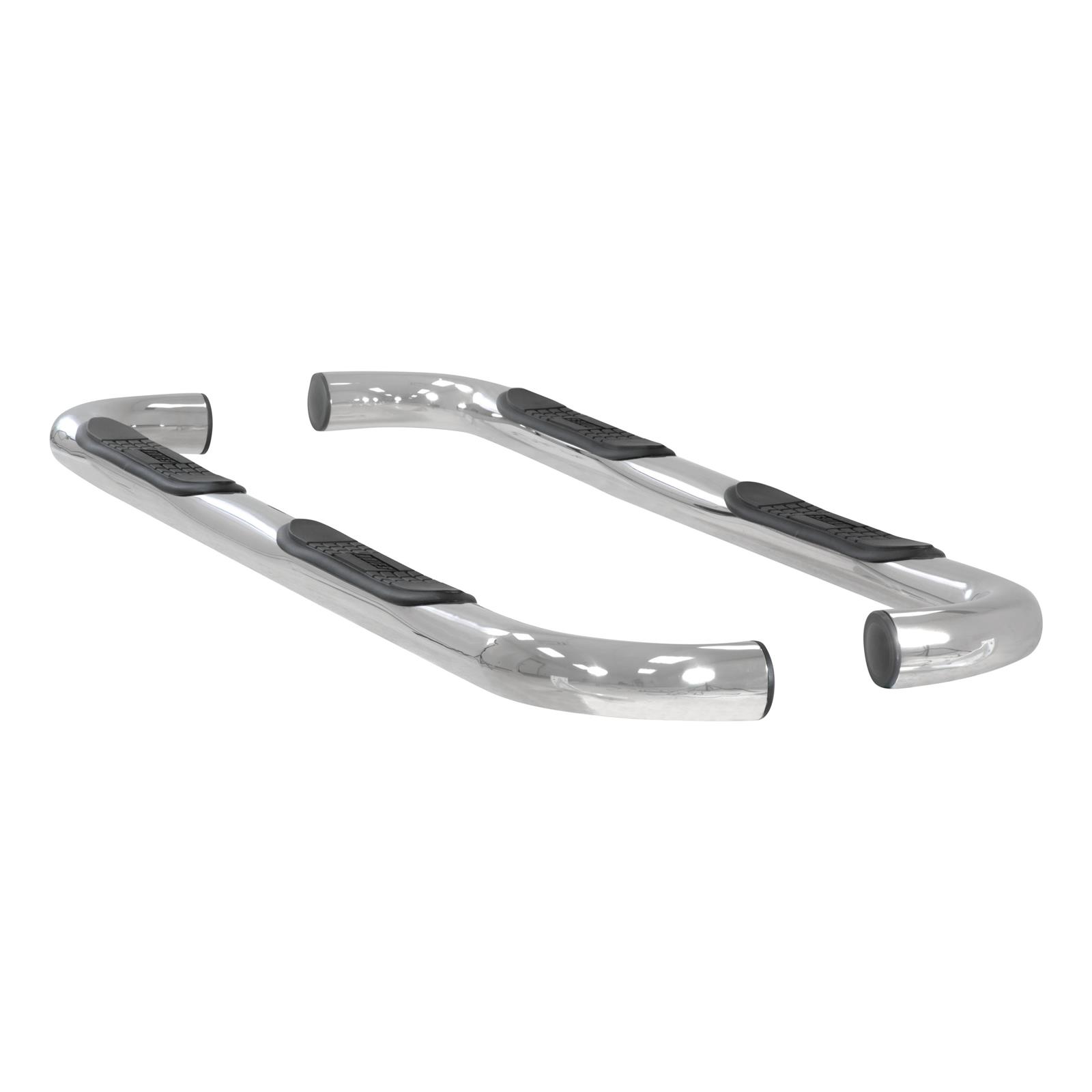 Aries Automotive 3 in. Round Side Bars 204076-2 Step Bars, Diameter, Stainless Steel, Polished, Hummer, Pair thumbnail 4