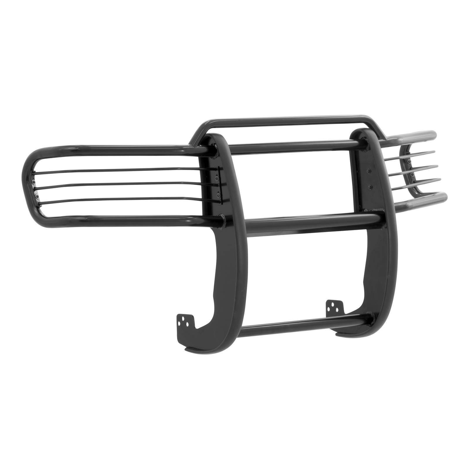 Aries Automotive Grille Guards for 1996-1998 4RUNNER, 1998-2000 TACOMA - 2042 Step Bars, Round Side, 3 inch, Steel, Black Powdercoated, Toyota, Pair thumbnail 3