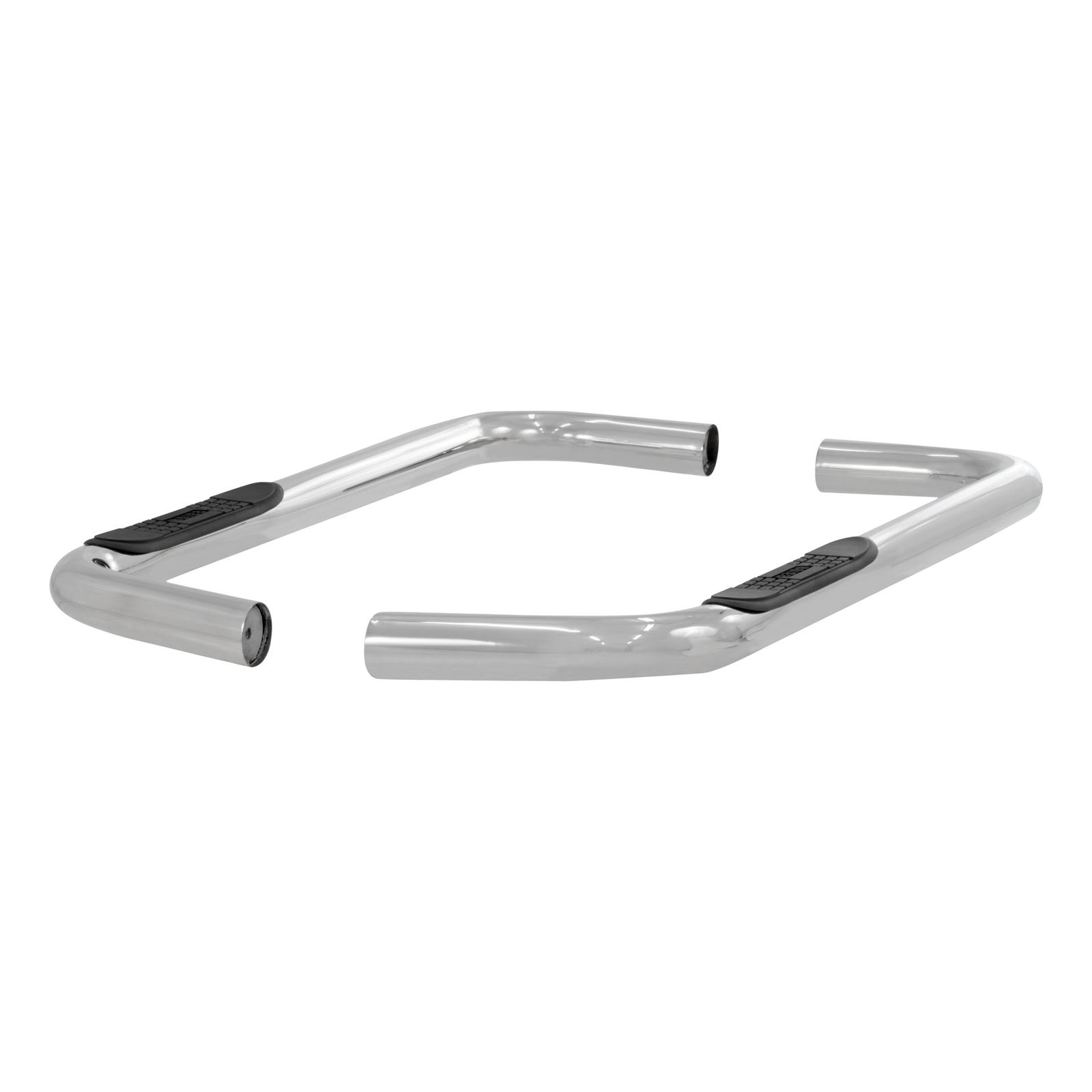 Aries Automotive 3 in. Round Side Bars for 1994-2001 RAM 1500, 2500, 3500 - 205002-2 Step Bars, Diameter, Stainless Steel, Polished, Dodge, Pair thumbnail 2