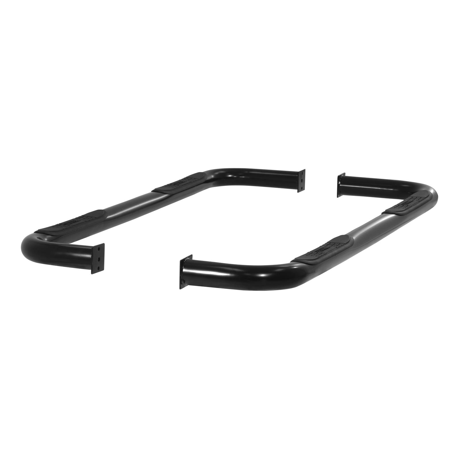 Aries Automotive 3 in. Round Side Bars 205003 Step Bars, Diameter, Steel, Black Powdercoated, Dodge, Pair thumbnail 3