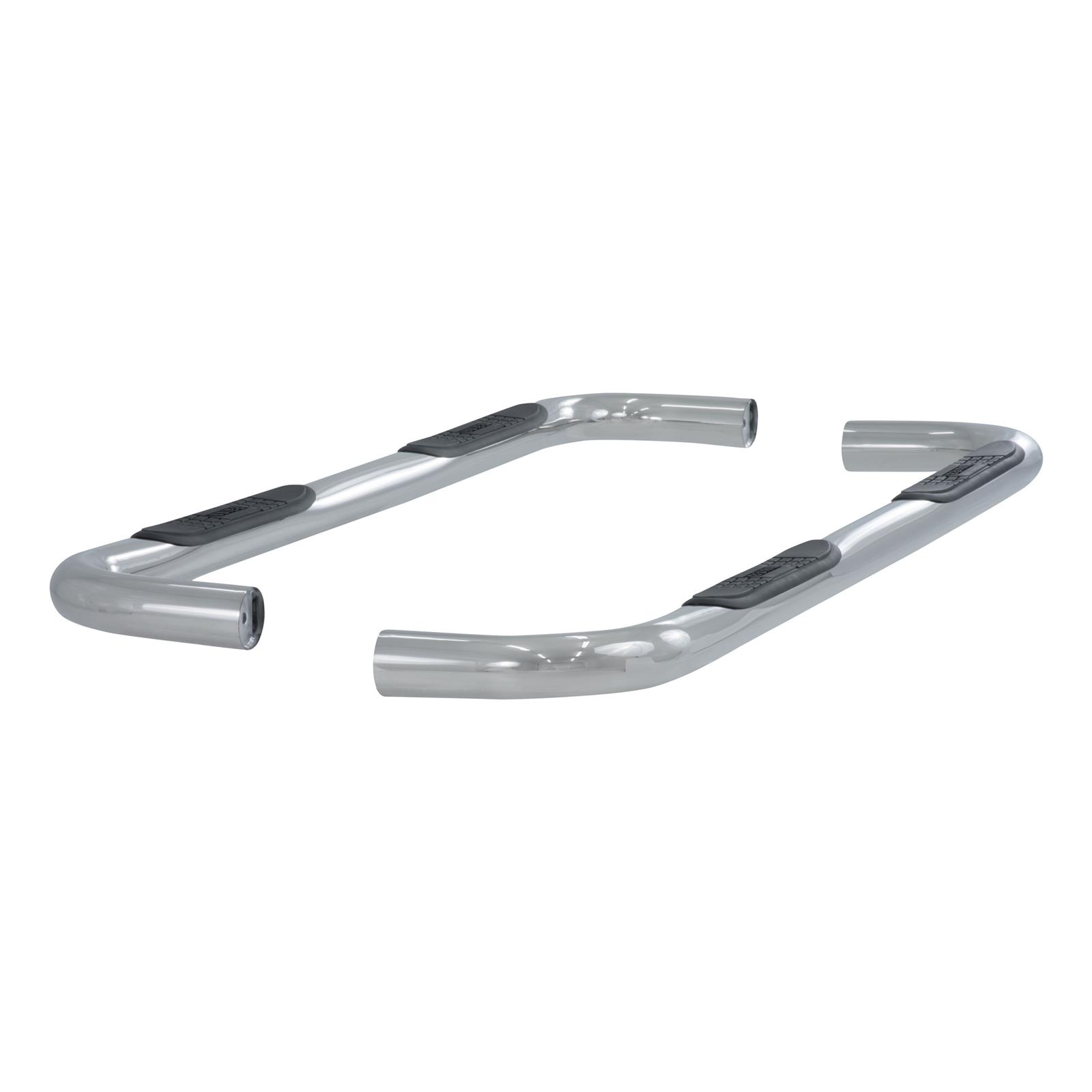 Aries Automotive 3 in. Round Side Bars for 2003-2009 RAM 3500, 2500, 2002-2008 1500 - 205008-2 Step Bars, Diameter, Stainless Steel, Polished, Dodge, Pair thumbnail 5