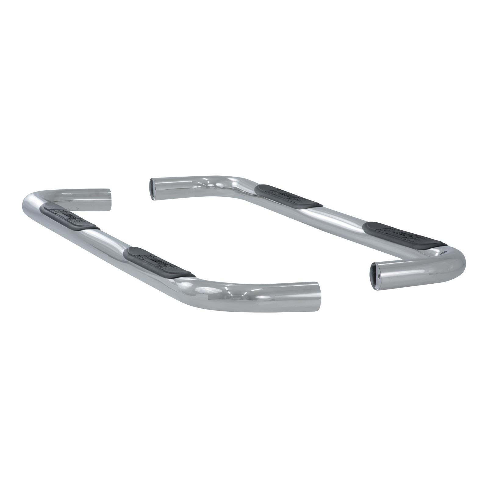 Aries Automotive 3 in. Round Side Bars for 2003-2009 RAM 3500, 2500, 2002-2008 1500 - 205008-2 Step Bars, Diameter, Stainless Steel, Polished, Dodge, Pair thumbnail 4
