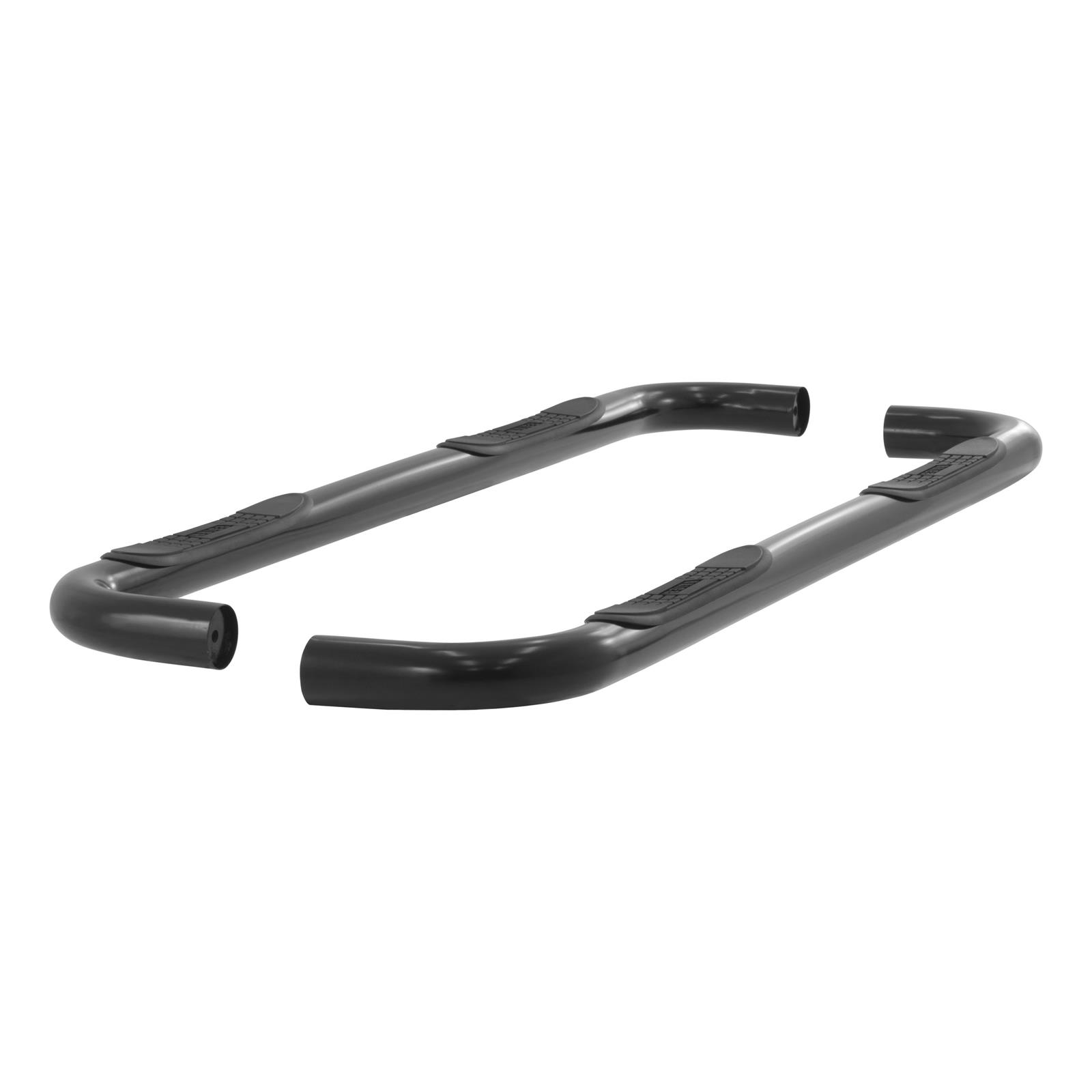 Aries Automotive 3 in. Round Side Bars for 2005-2010 DAKOTA - 205010 Nerf and Step Bars, Bars, Steel, Black Powdercoated, Dodge, Ram, Pair thumbnail 3
