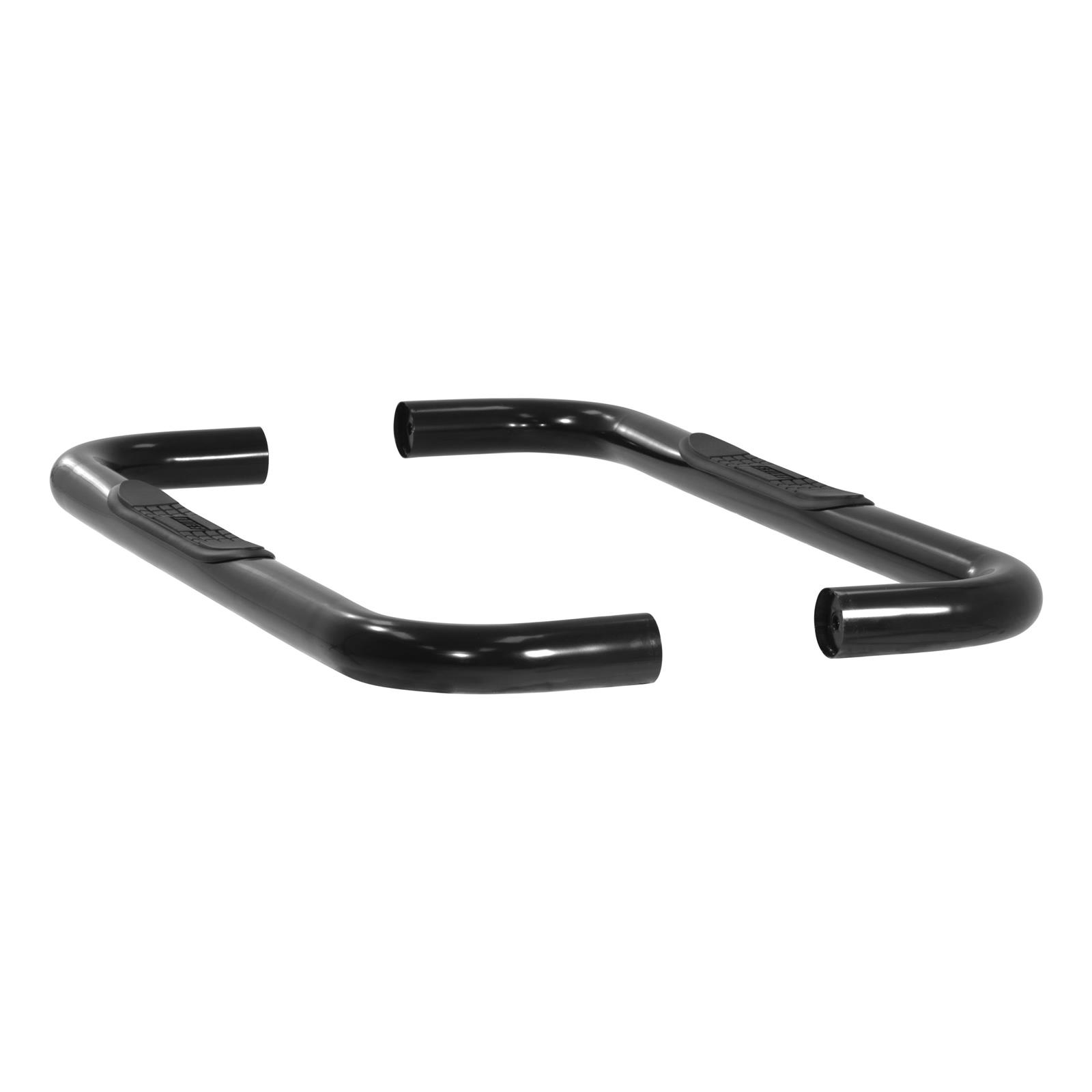 Aries Automotive 3 in. Round Side Bars for 2003-2008 RAM 3500, 2500, 2002-2008 1500 - 205013 Step Bars, Diameter, Steel, Black Powdercoated, Dodge, Pair thumbnail 2