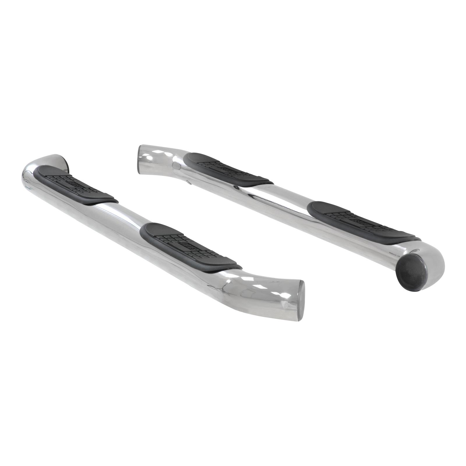 Aries Automotive 3 in. Round Side Bars 205015-2 Step Bars, Diameter, Stainless Steel, Polished, Dodge, Pair thumbnail 2