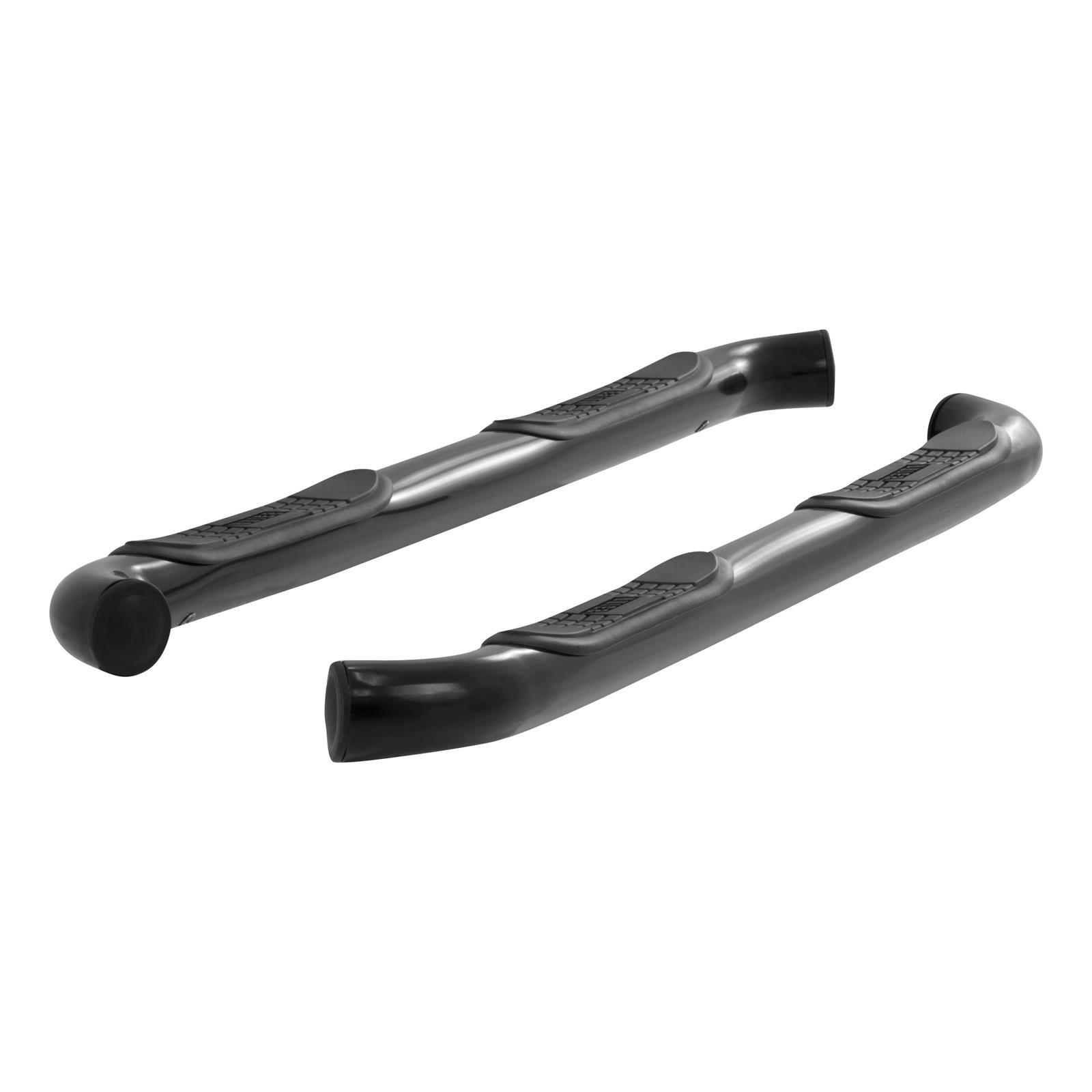 Aries Automotive 3 in. Round Side Bars for 2007-2011 NITRO - 205015 Step Bars, Diameter, Steel, Black Powdercoated, Dodge, Pair thumbnail 2