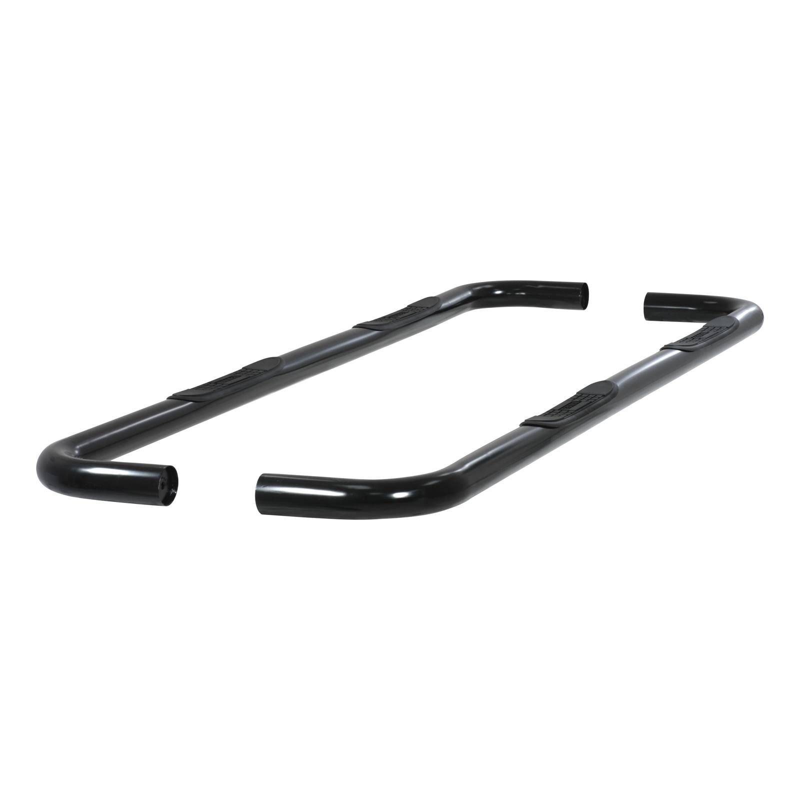 Aries Automotive 3 in. Round Side Bars 205030 Nerf bar, Round, Steel, Black Gloss Powdercoated, 3.000 Diameter, Cab Length, MegaCab, Dodge, RAM, Pair thumbnail 3