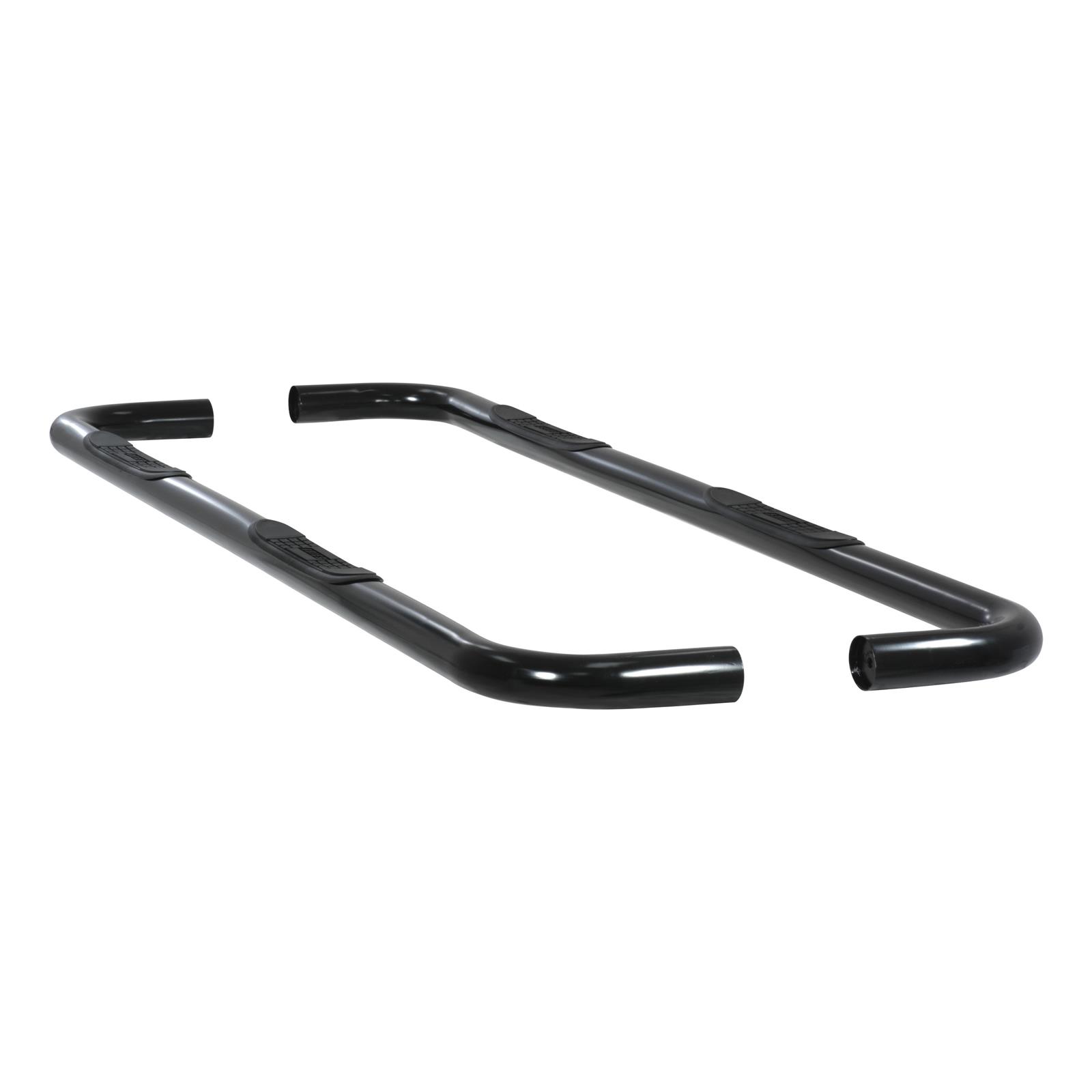 Aries Automotive 3 in. Round Side Bars 205030 Nerf bar, Round, Steel, Black Gloss Powdercoated, 3.000 Diameter, Cab Length, MegaCab, Dodge, RAM, Pair thumbnail 2