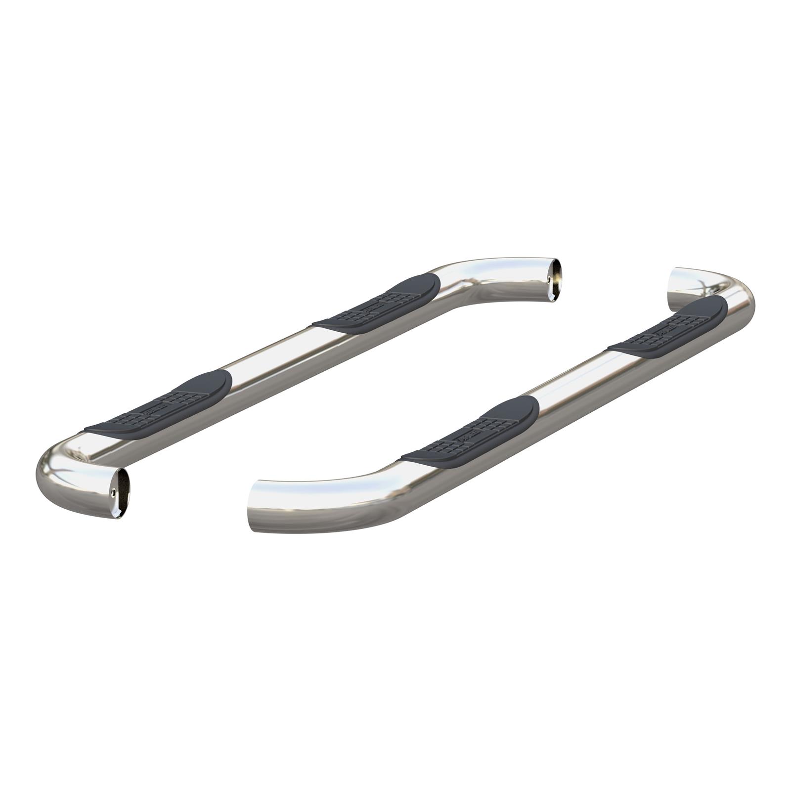 Aries Automotive 3 in. Round Side Bars for 2011-2018 1500, 2019-2024 1500 CLASSIC, 2009-2010 RAM - 205040-2 Nerf and Step Bars, Bars, Stainless Steel, Polished, 3.00 Diameter, Dodge, Pair thumbnail 6