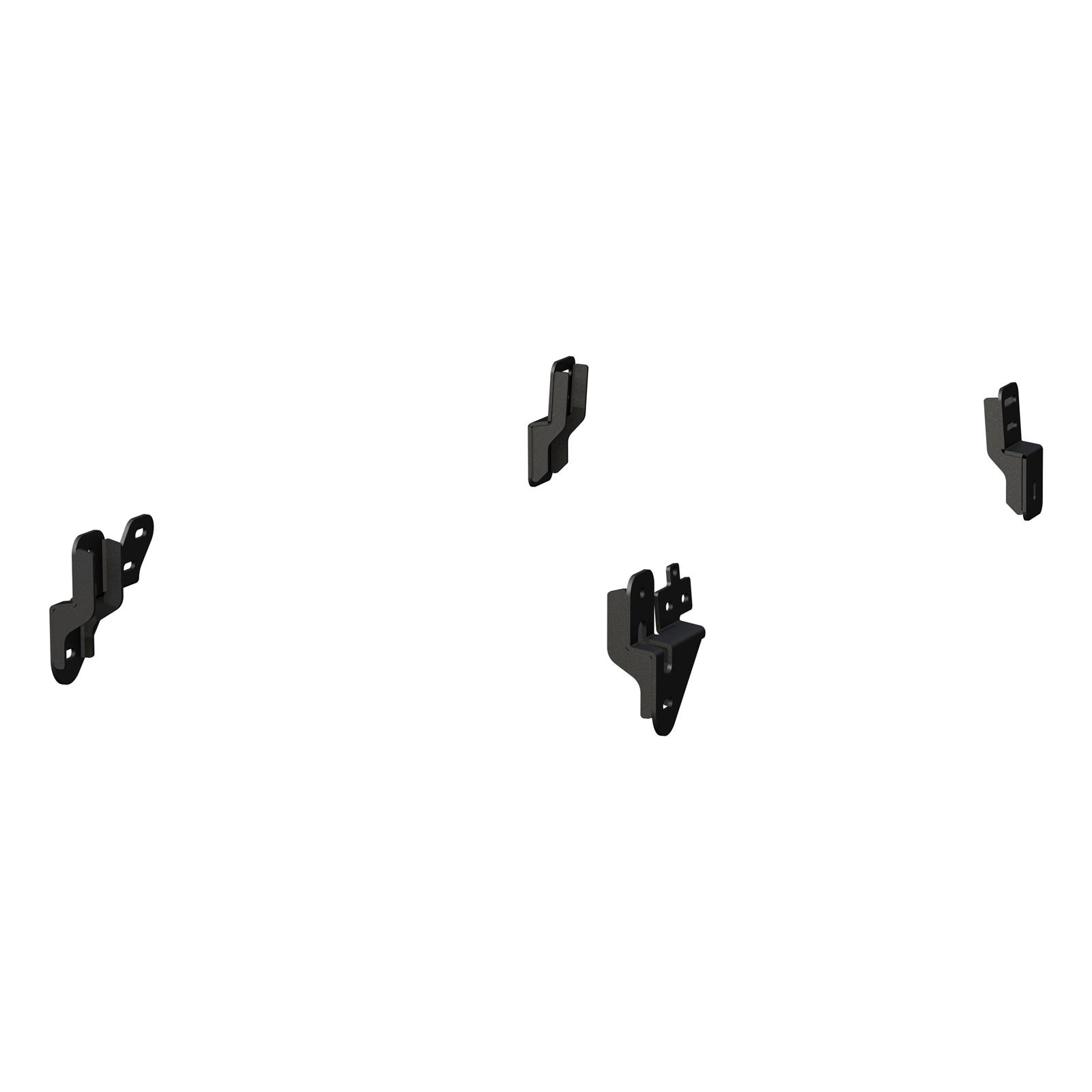 Aries Automotive 3 in. Round Side Bars 205040 Nerf and Step Bars, Steel, Black, Polished, Powdercoated, 3.00 Diameter, Dodge, Pair thumbnail 7