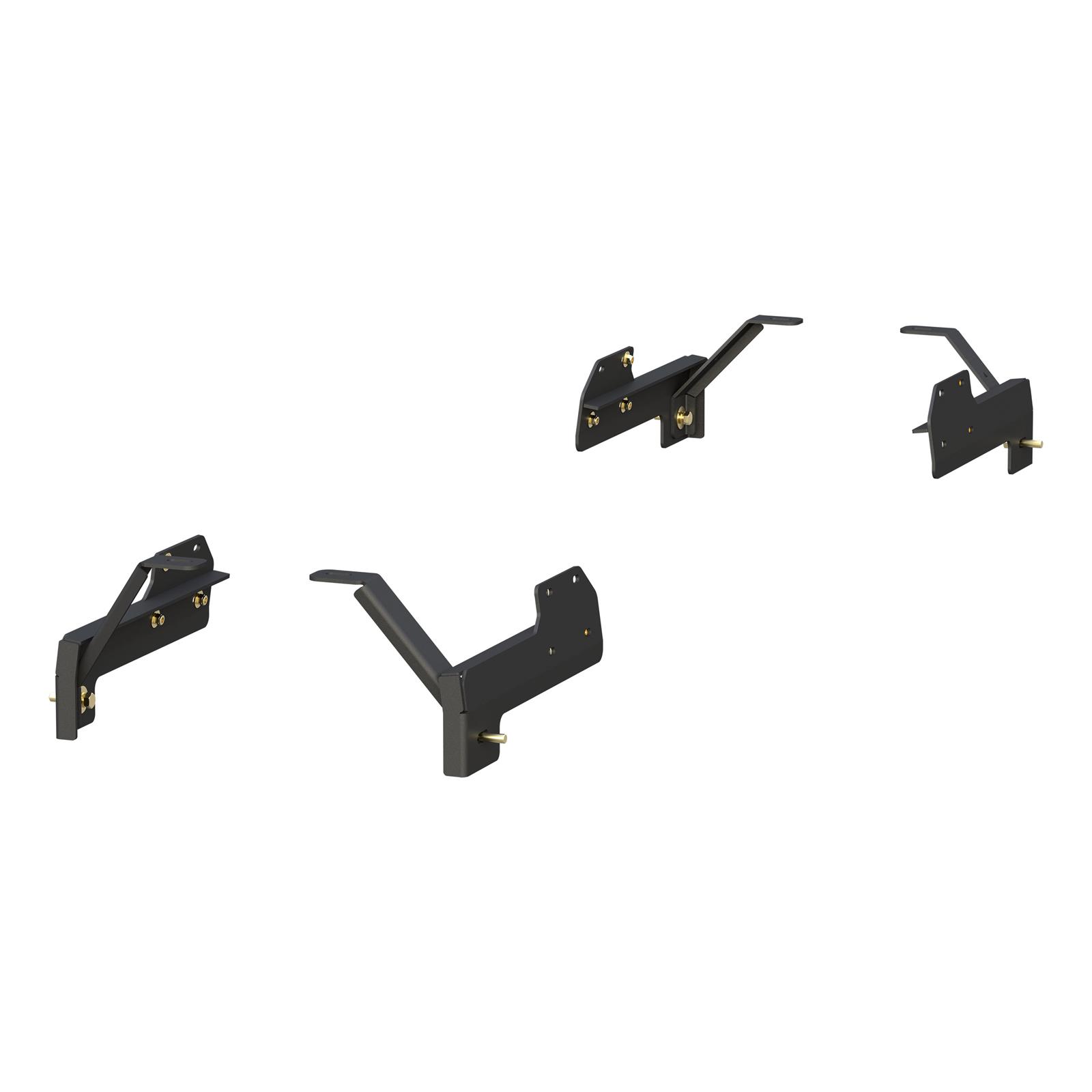 Aries Automotive 3 in. Round Side Bars 205044 Nerf and Step Bars, Bars, Steel, Black, Gloss, Powdercoated, 3.00 Diameter, Ram, Pair thumbnail 5