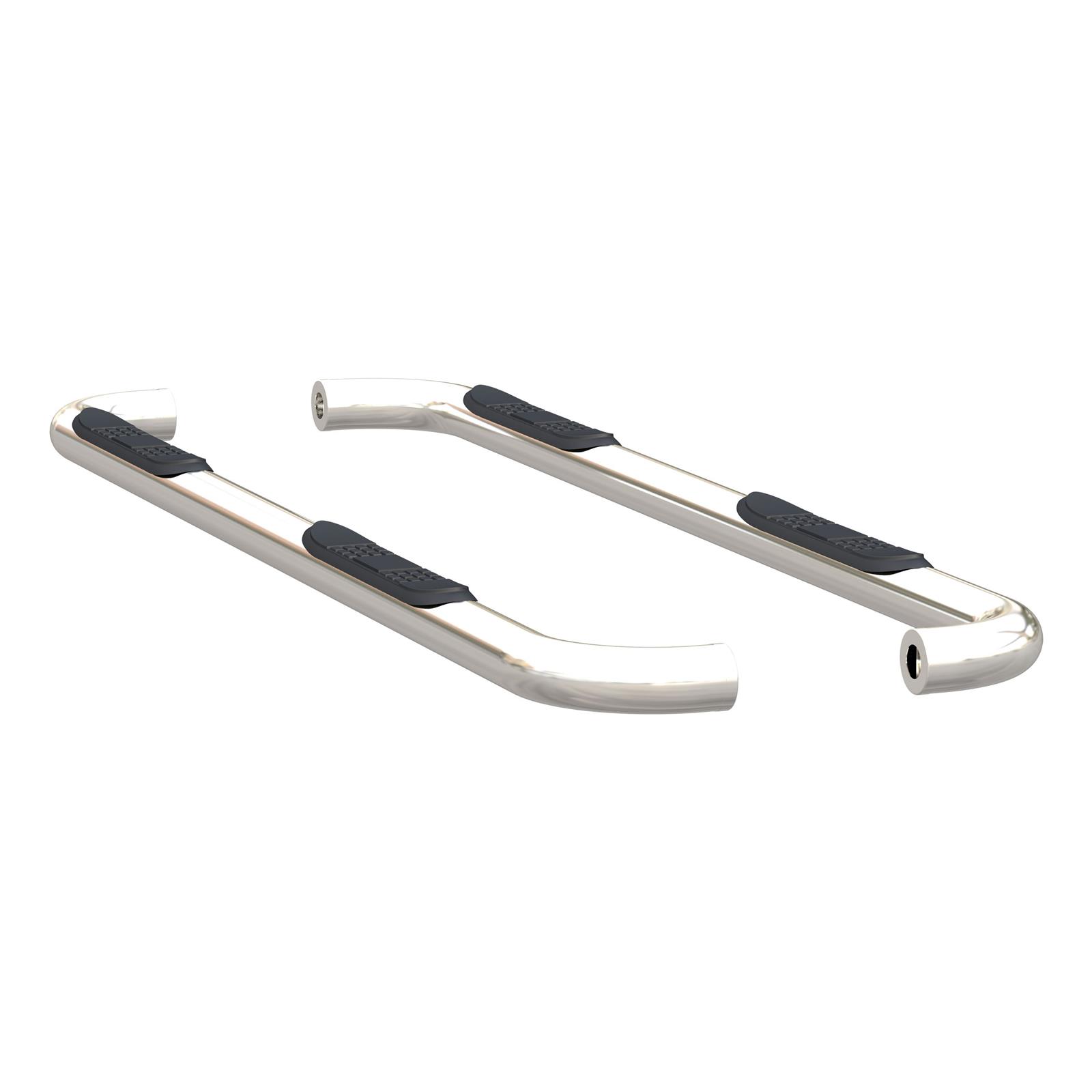 Aries Automotive 3 in. Round Side Bars for 2019-2025 1500 - 205045-2 Nerf and Step Bars, Bars, Stainless Steel, Polished, 3.00 Diameter, Ram, Pair thumbnail 5