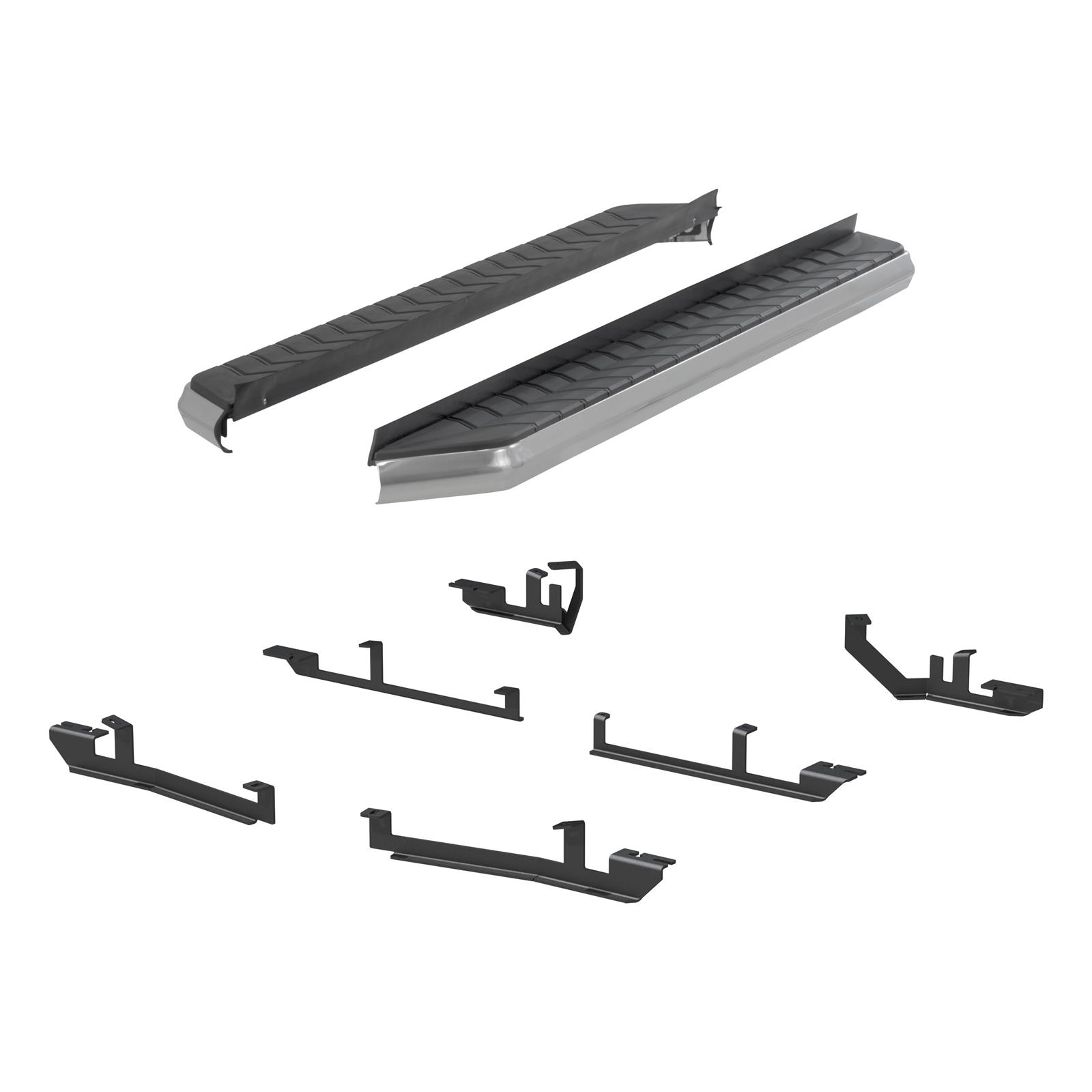 Aries Automotive AeroTread Running Boards for 2014-2020 SORENTO - 2051028 Boards, Aluminum/Stainless Steel, Polished, Full Length, 67.00 in. Length, For Kia, Pair thumbnail 4