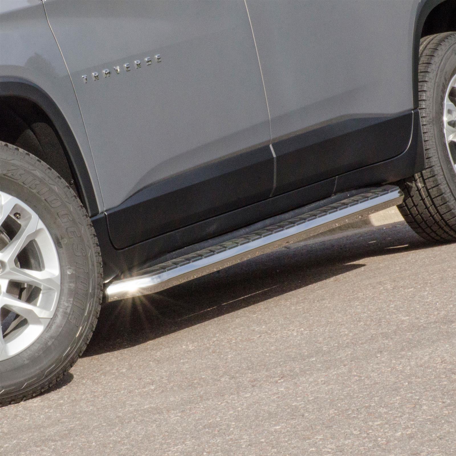 Aries Automotive AeroTread Running Boards for 2018-2024 ENCLAVE, 2018-2023 TRAVERSE, 2024 TRAVERSE LIMITED - 2051030 Boards, AeroTread, Aluminum, Chevrolet, Buick, Kit thumbnail 2
