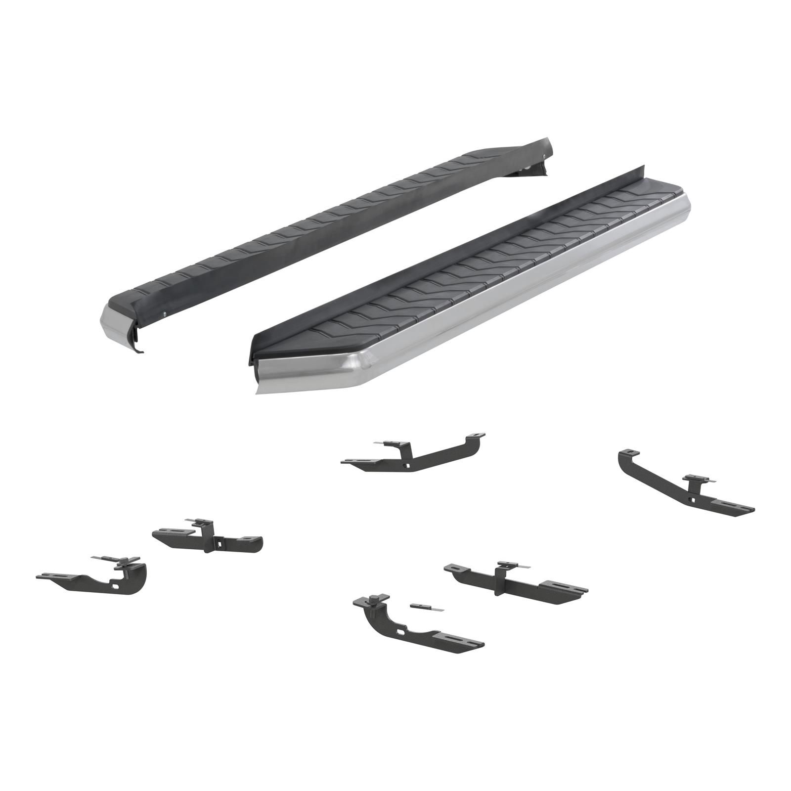 Aries Automotive AeroTread Running Boards for 2014-2020 CHEROKEE - 2051032 Boards, Aluminum/Stainless Steel, Polished, Full Length, 70.00 in. Length, Jeep, Pair thumbnail 2