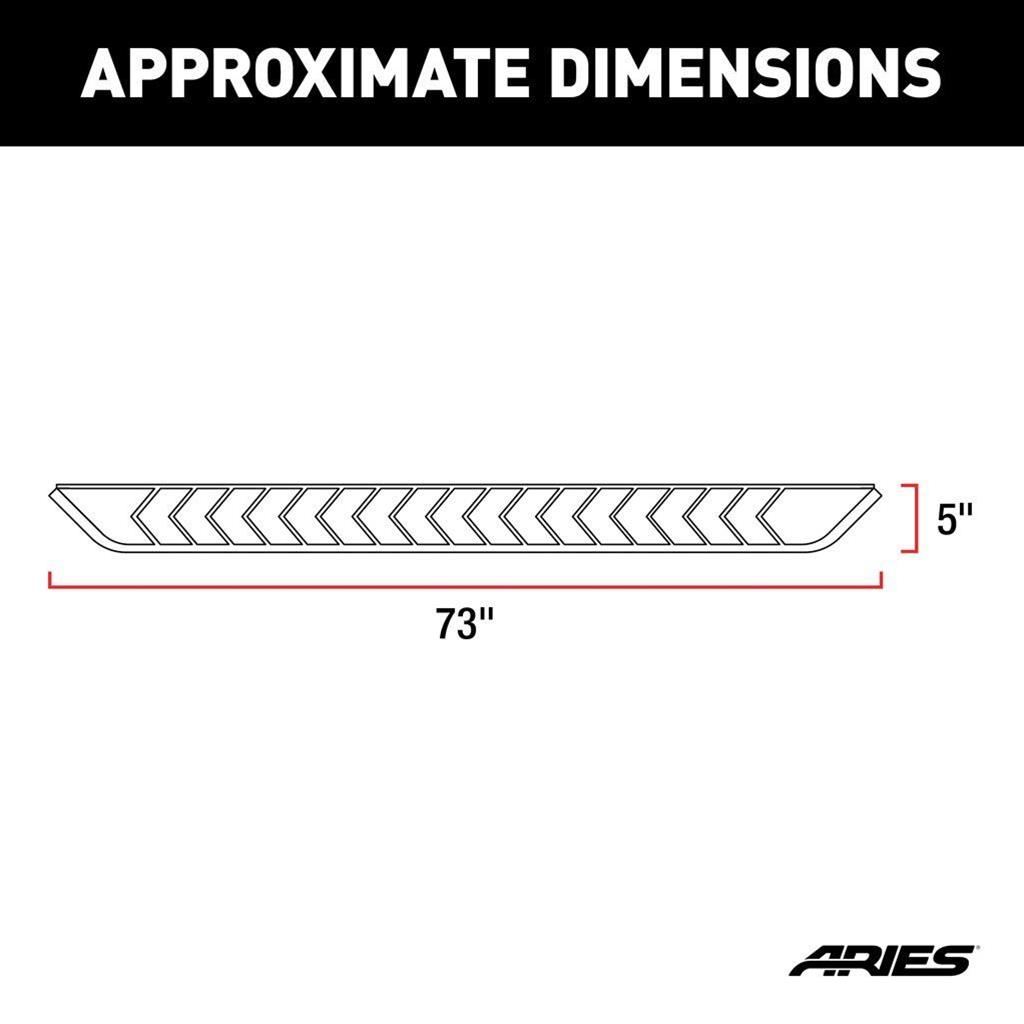ARIES Automotive - Running Boards, Nerf Bars and Rock Sliders for 2019-2025 BLAZER 2051041 Step Bars, 2019-2020 Chevrolet Blazer All thumbnail 8