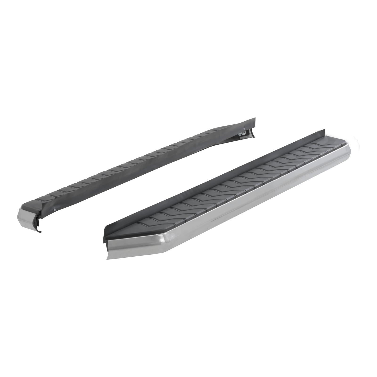 Aries Automotive AeroTread Running Boards 2051873 Boards, Aluminum/Stainless Steel, Polished, Full Length, 73.00 in. Length, Dodge, Pair thumbnail 4