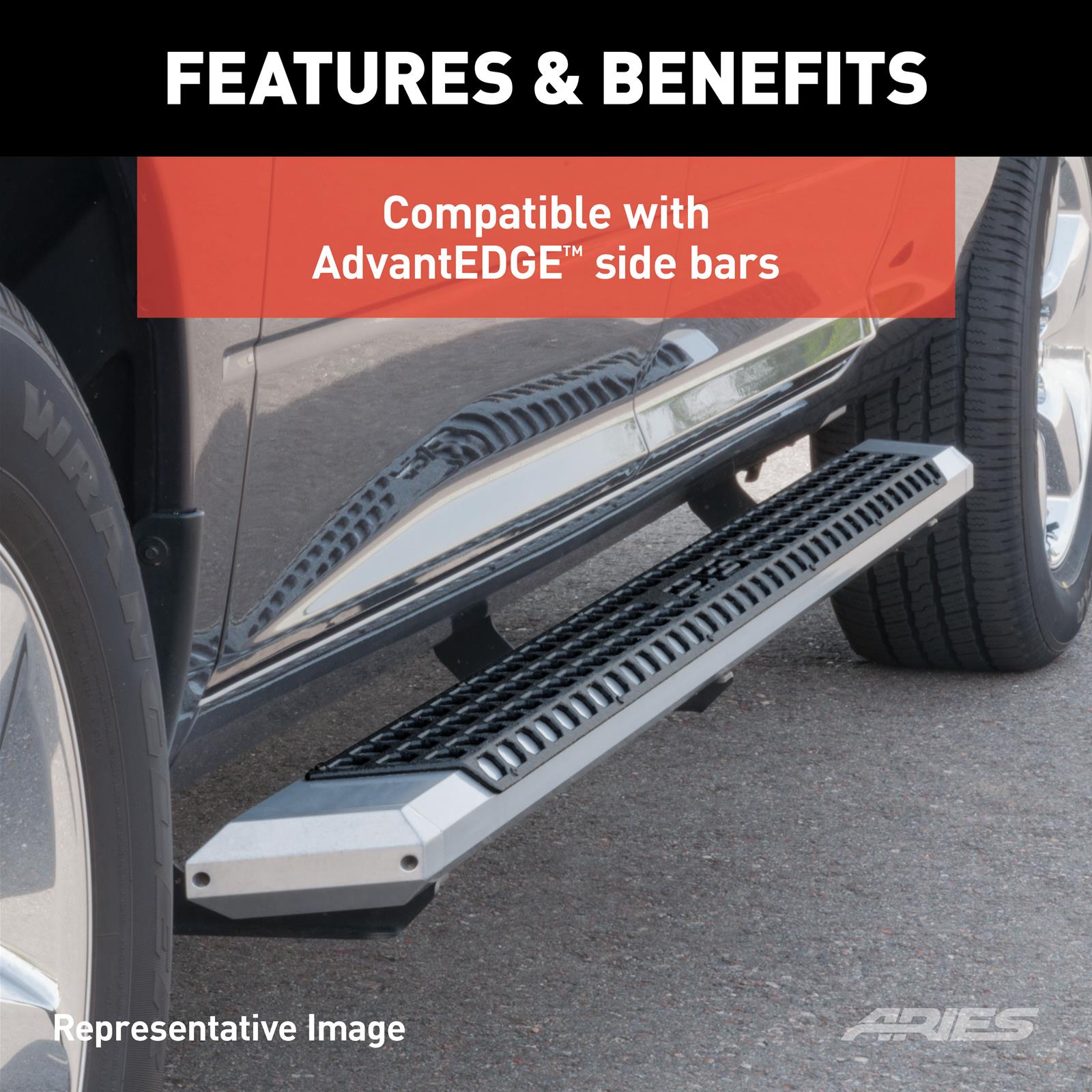 Aries Automotive VersaTrac Mounting Brackets for 2020 EXPLORER - 2055128 Auxillary Light Mount Brackets, Versatrac Bracket, Ford, Kit thumbnail 2