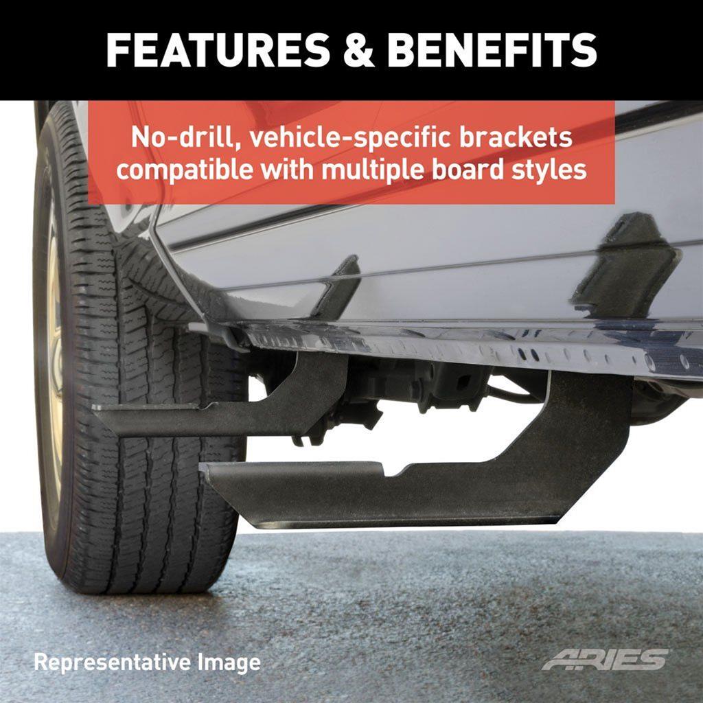 ARIES Automotive - Truck Step Installation Kits for 2011-2025 DURANGO 2055181 VersaTrac Brackets 2011-2019 Dodge Durango ALL thumbnail 3