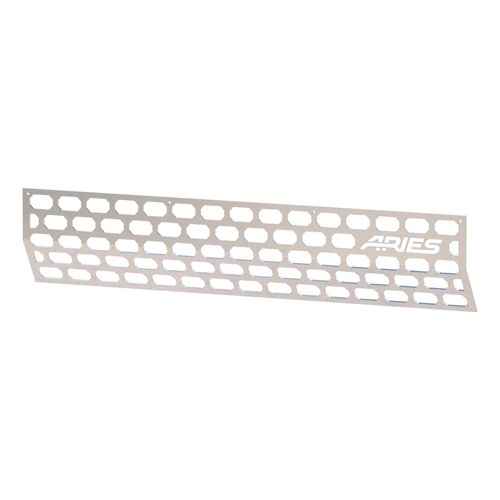 Aries Automotive AdvantEDGE Cover Plates 2055192 Grille Guard Components, Plate, AdvantEDGE, Bull Bar, Aluminum, Natural, Without Lights, Each thumbnail 5