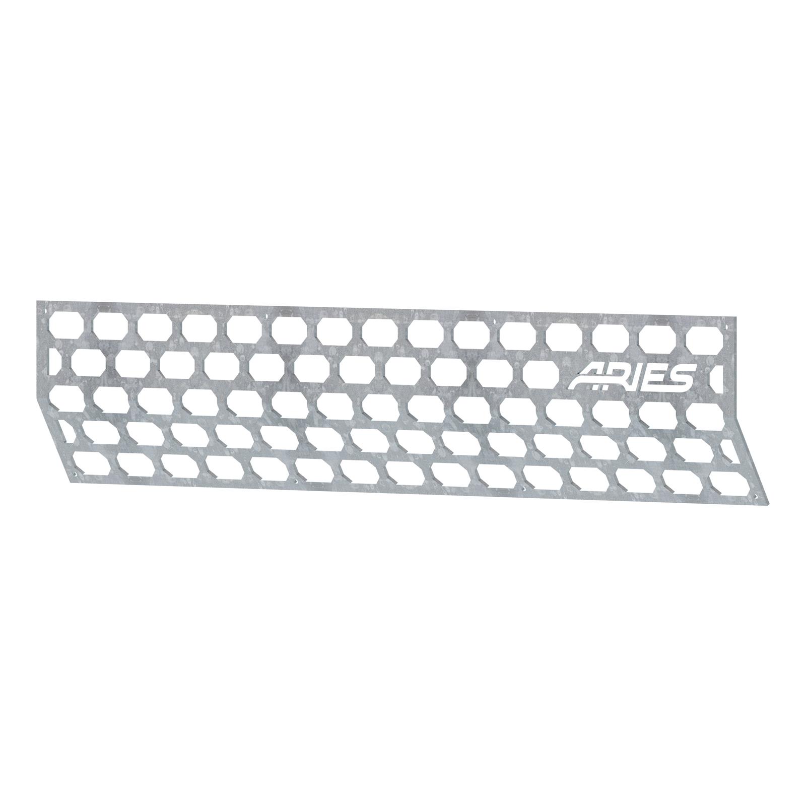 Aries Automotive AdvantEDGE Cover Plates 2055192 Grille Guard Components, Plate, AdvantEDGE, Bull Bar, Aluminum, Natural, Without Lights, Each thumbnail 4
