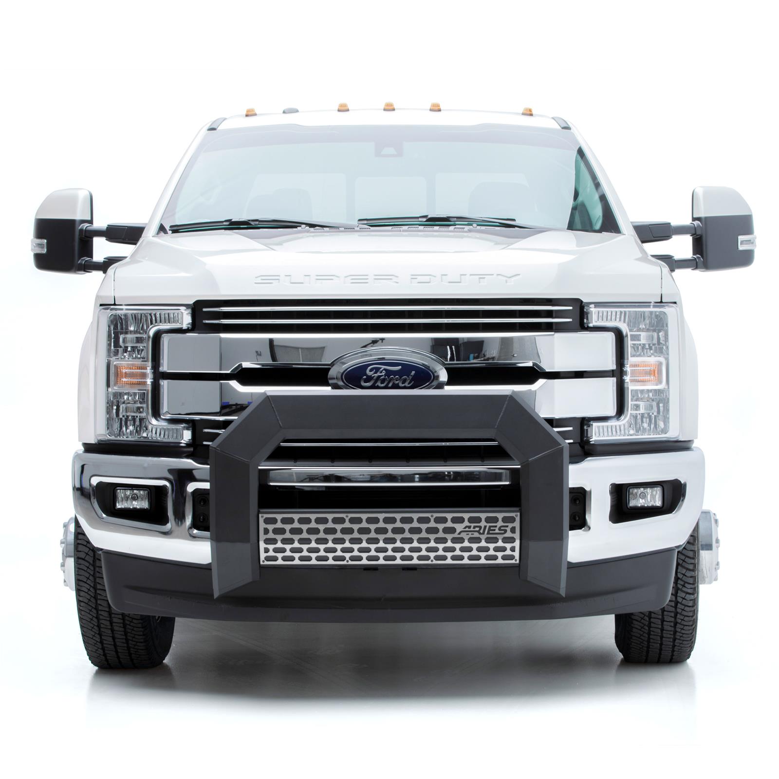 Aries Automotive AdvantEDGE Cover Plates 2055192 Grille Guard Components, Plate, AdvantEDGE, Bull Bar, Aluminum, Natural, Without Lights, Each