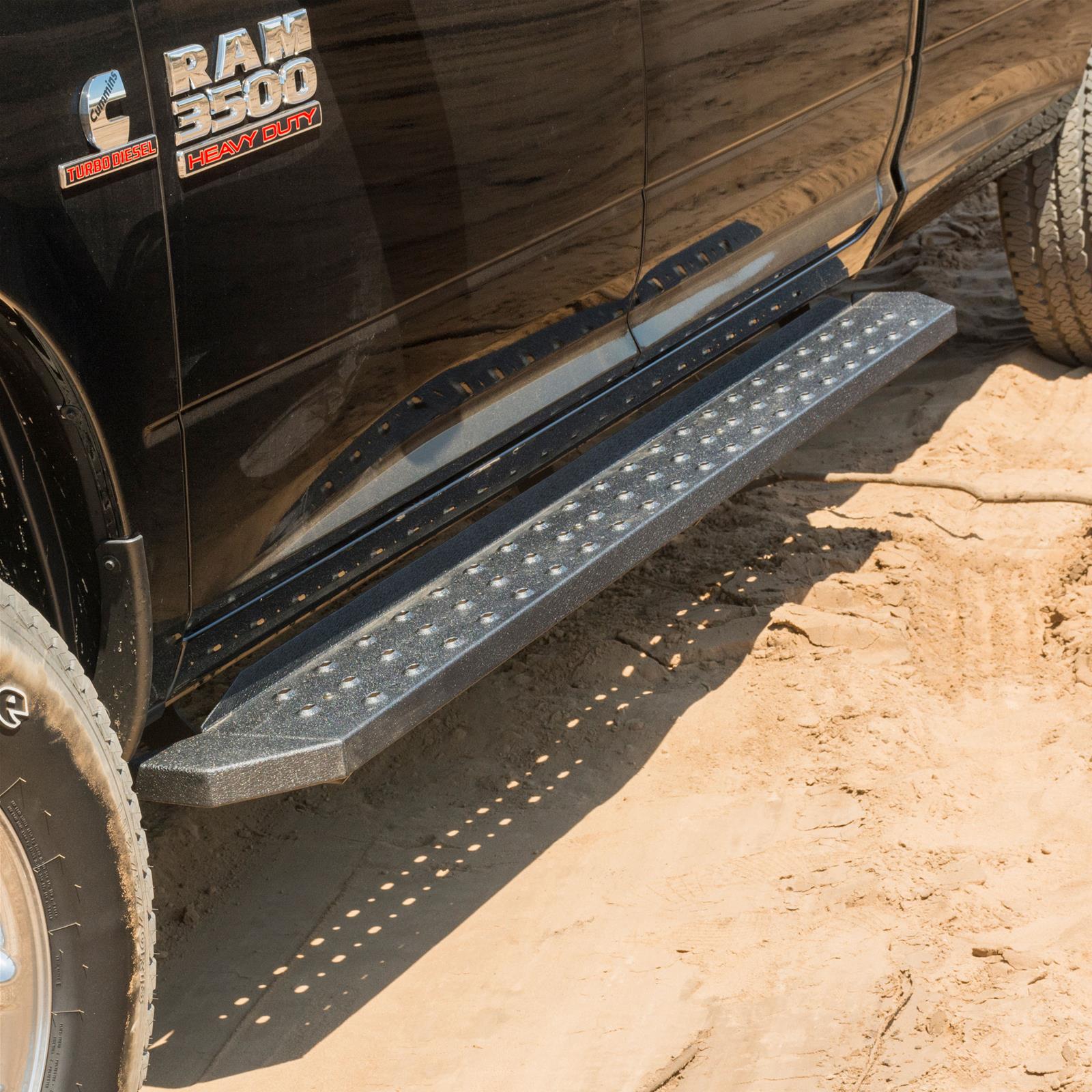 Aries Automotive RidgeStep Running Boards 2055513 Boards, Carbon Steel, Black Powdercoated, Textured, 6 1/2 in. Boards, 53.00 in. Length, Dodge, Pair thumbnail 3