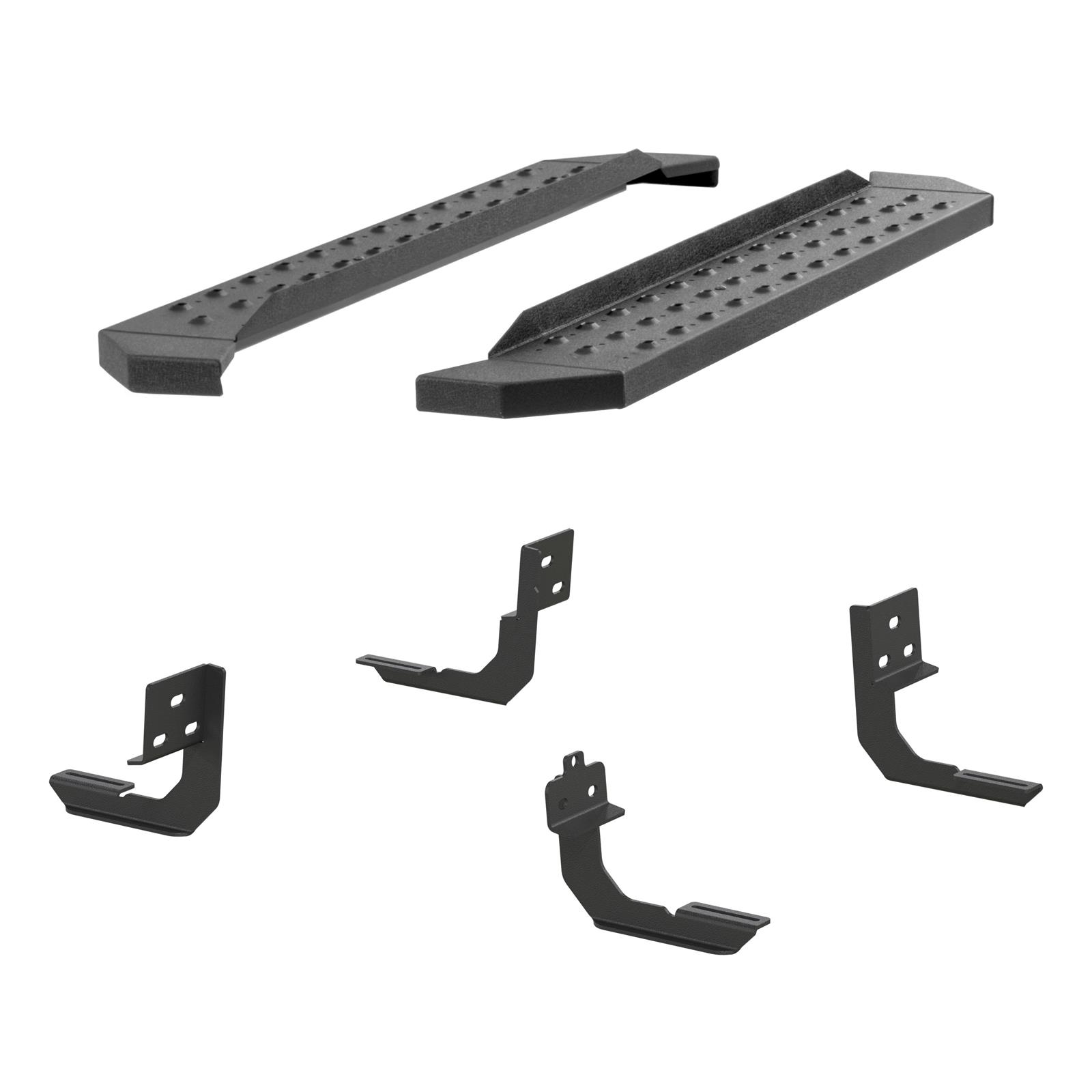 Aries Automotive RidgeStep Running Boards 2055513 Boards, Carbon Steel, Black Powdercoated, Textured, 6 1/2 in. Boards, 53.00 in. Length, Dodge, Pair thumbnail 6