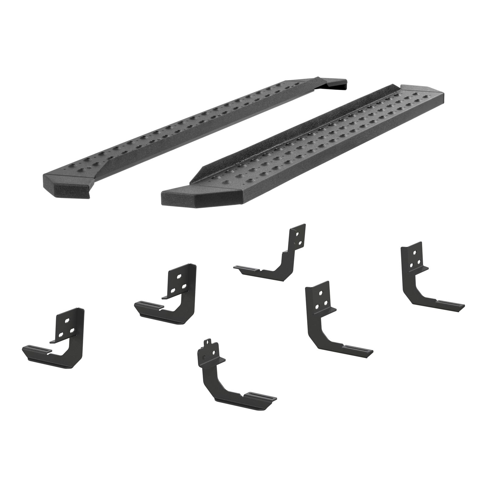 Aries Automotive RidgeStep Running Boards for 2011-2018 1500, 2019-2024 1500 CLASSIC, 2009-2010 RAM - 2055514 Boards, Carbon Steel, Black Powdercoated, Textured, 6 1/2 in. Boards, 75.00 in. Length, Dodge, Pair thumbnail 5