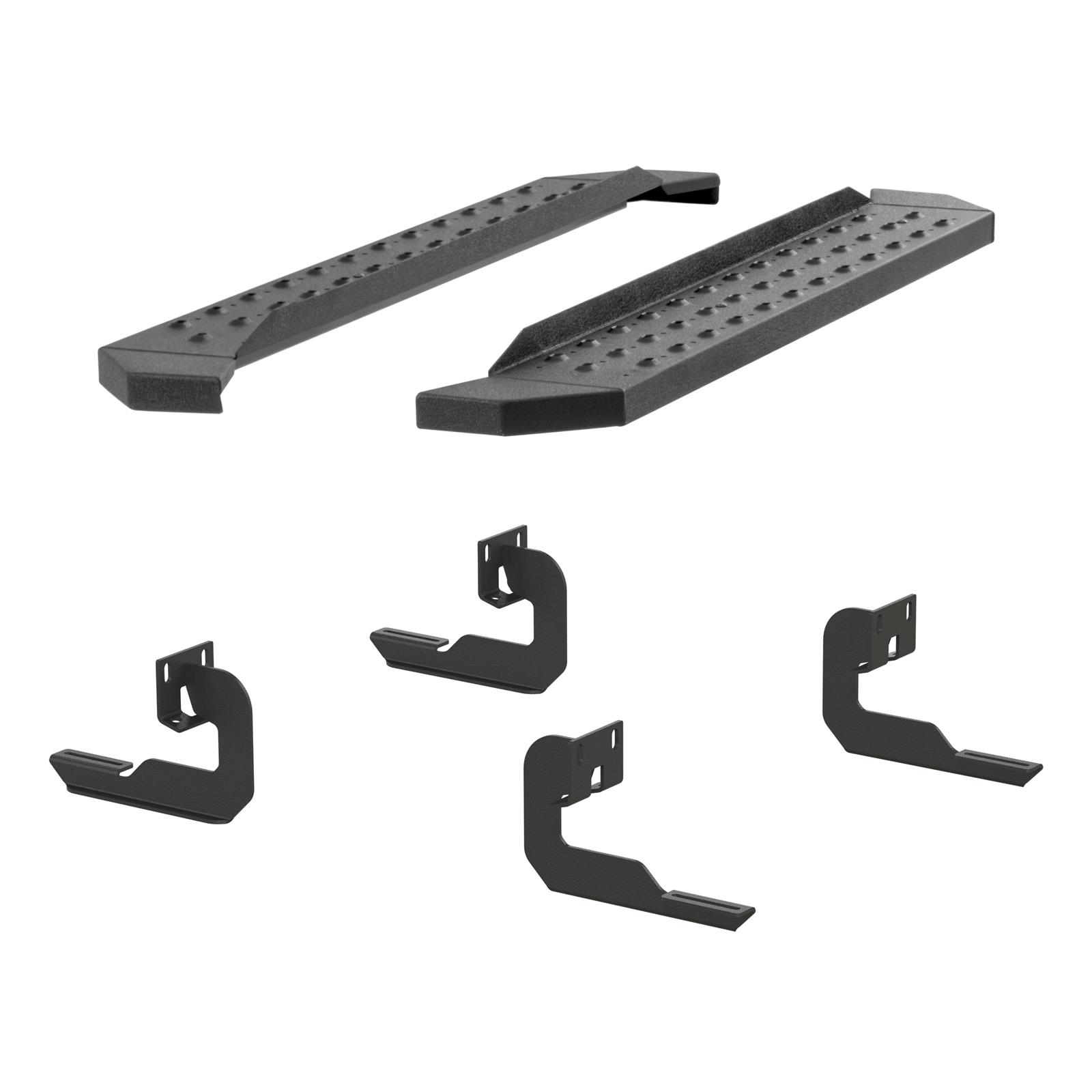 Aries Automotive RidgeStep Running Boards 2055516 Boards, Carbon Steel, Black Powdercoated, Textured, 6 1/2 in. Boards, 53.00 in. Length, Ford, Pair thumbnail 7