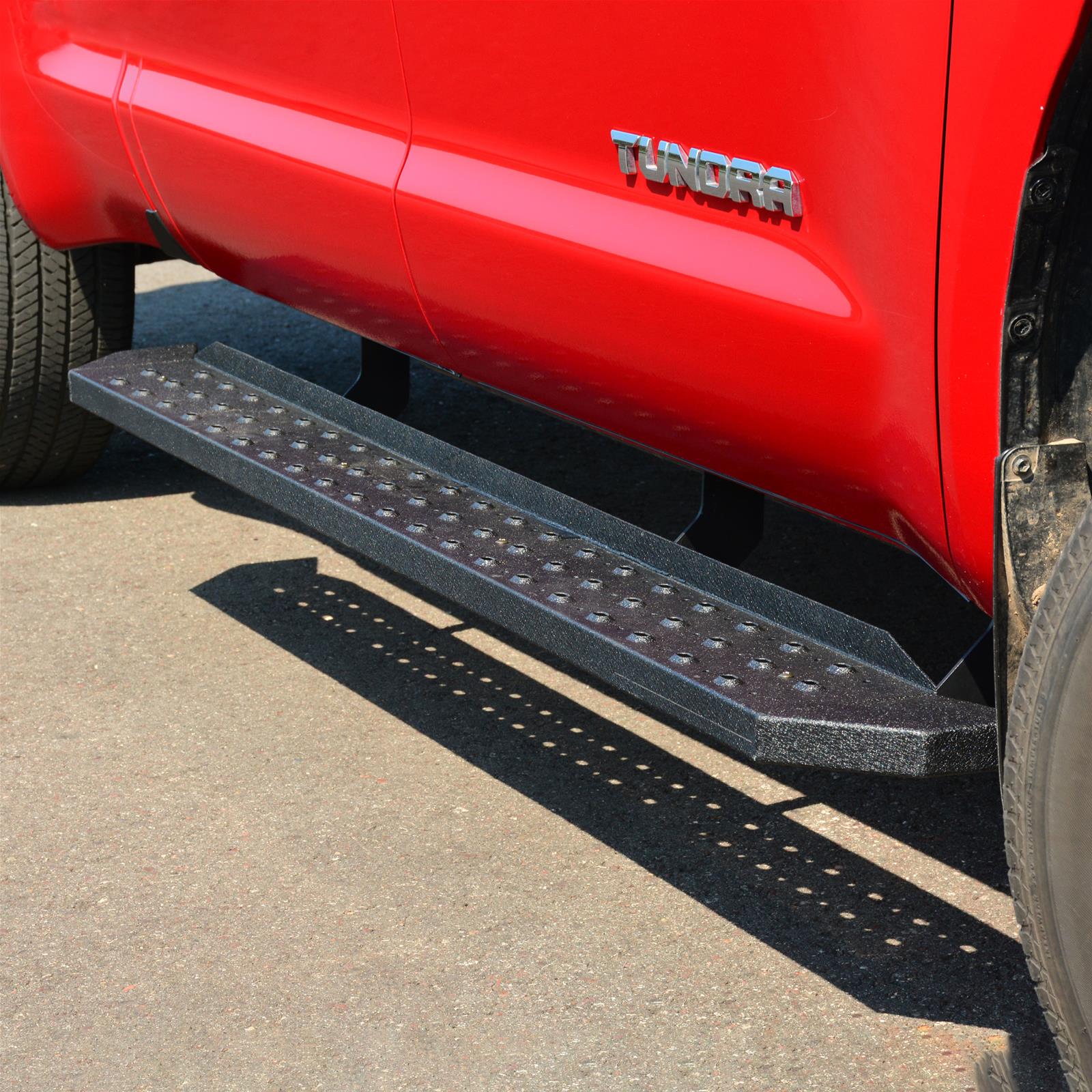 Aries Automotive RidgeStep Running Boards 2055527 Boards, Carbon Steel, Black Powdercoated, Textured, 6 1/2 in. Boards, 53.00 in. Length, Toyota, Pair thumbnail 2