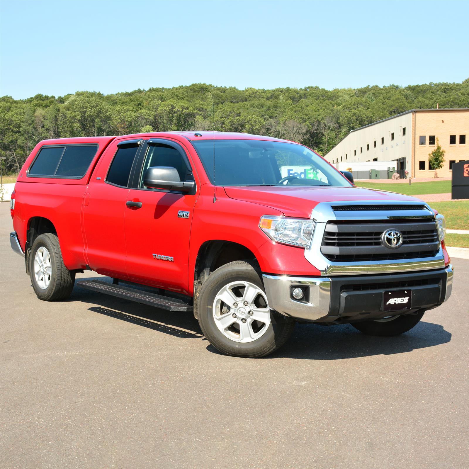 Aries Automotive RidgeStep Running Boards 2055528 Boards, Carbon Steel, Black Powdercoated, Textured, 6 1/2 in. Boards, 85.00 in. Length, Toyota, Pair thumbnail 3