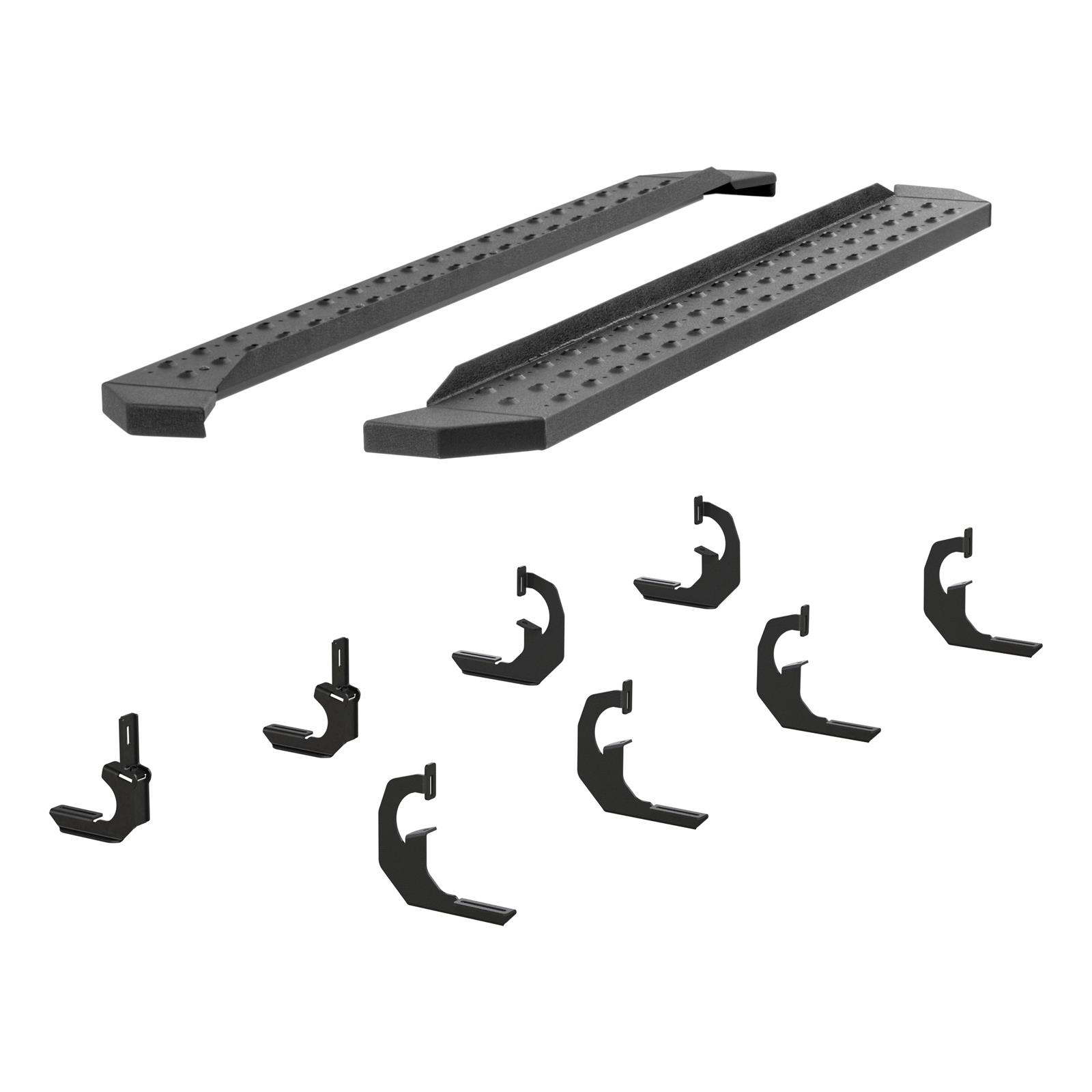 Aries Automotive RidgeStep Running Boards 2055530 Boards, Carbon Steel, Black Powdercoated, Textured, 6 1/2 in. Boards, 75.00 in. Length, Chevrolet, GMC, Pair thumbnail 6