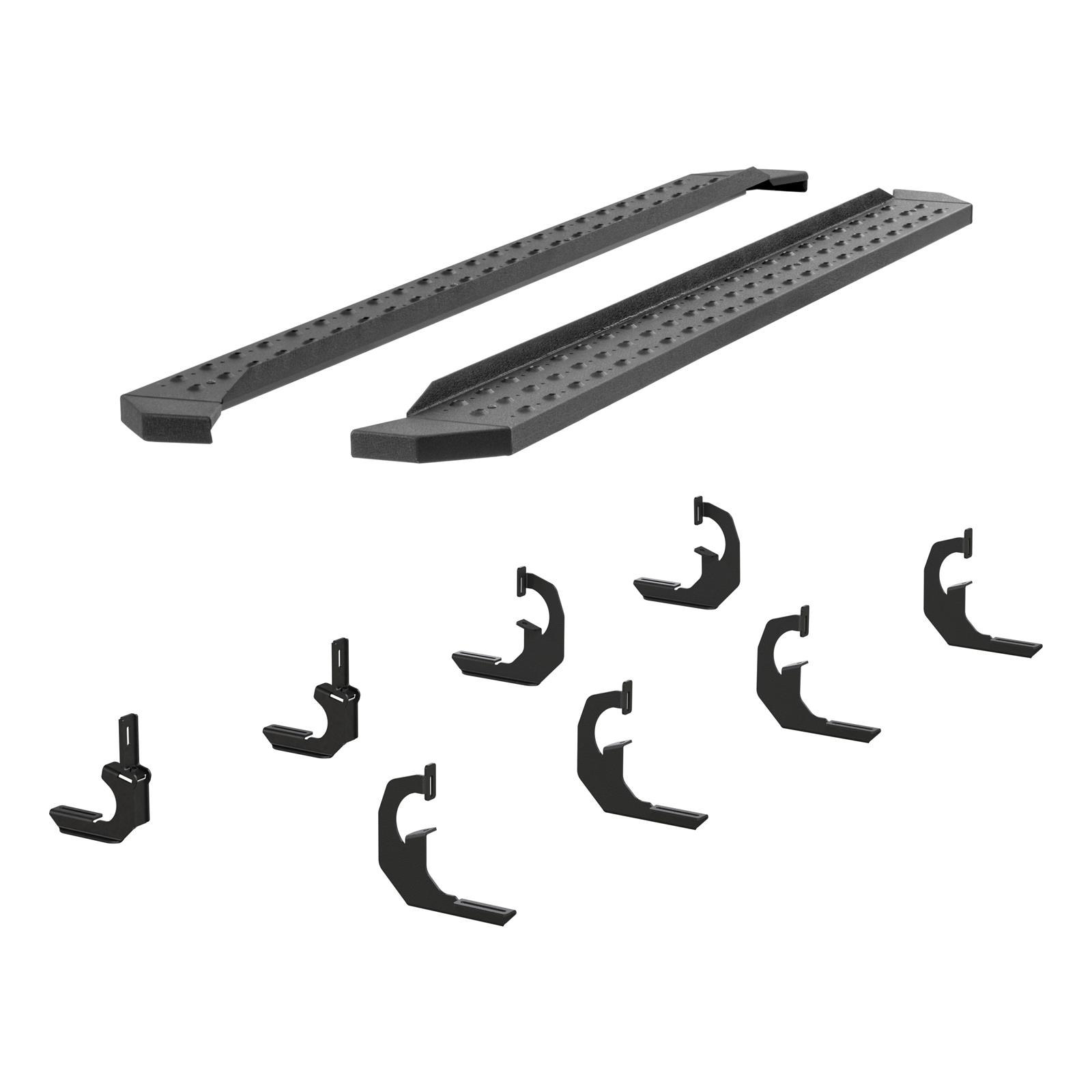 Aries Automotive RidgeStep Running Boards 2055531 Boards, Carbon Steel, Black Powdercoated, Textured, 6 1/2 in. Boards, 91.00 in. Length, Chevrolet, GMC, Pair thumbnail 6