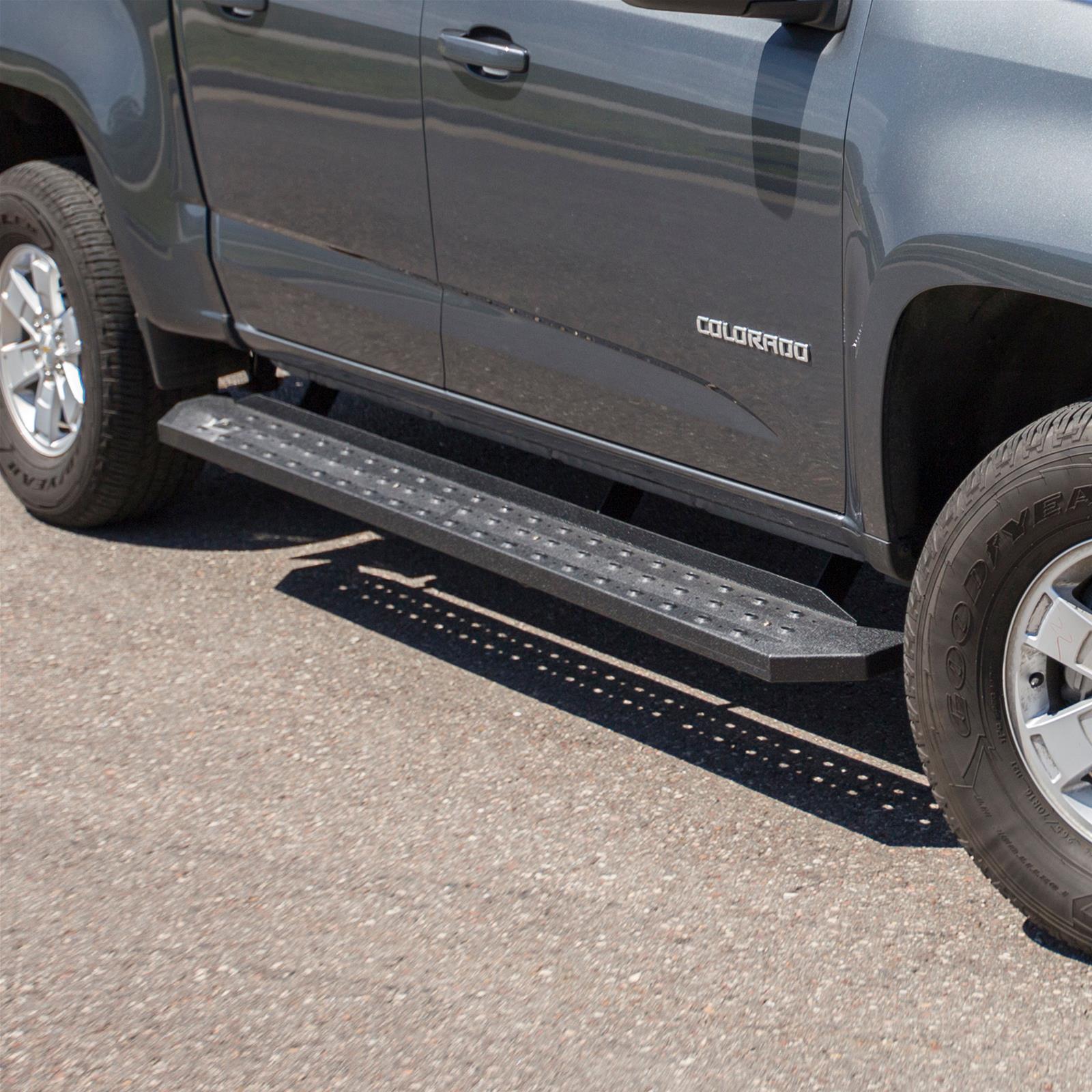 Aries Automotive RidgeStep Running Boards for 2015-2022 CANYON, COLORADO - 2055532 Boards, Carbon Steel, Black Powdercoated, Textured, 6 1/2 in. Boards, 75.00 in. Length, Chevrolet, GMC, Pair thumbnail 3