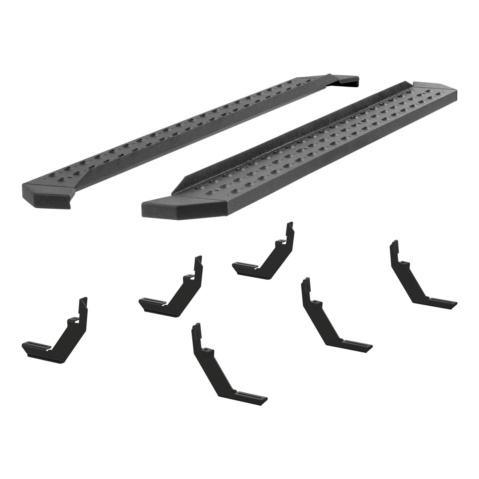 Aries Automotive RidgeStep Running Boards 2055533 Boards, Carbon Steel, Black Powdercoated, Textured, 6 1/2 in. Boards, 85.00 in. Length, Chevrolet, GMC, Pair thumbnail 5